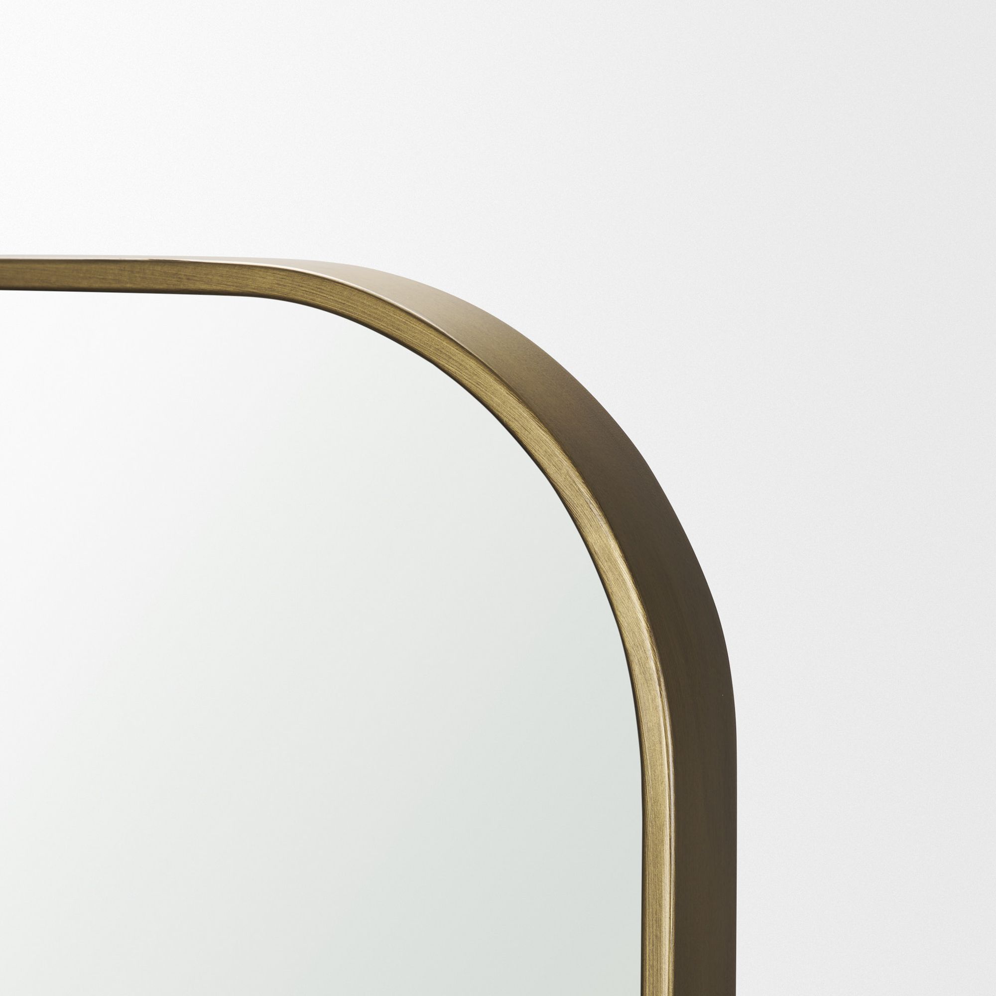 Mercana Timon Square Arched Mirror - Gold