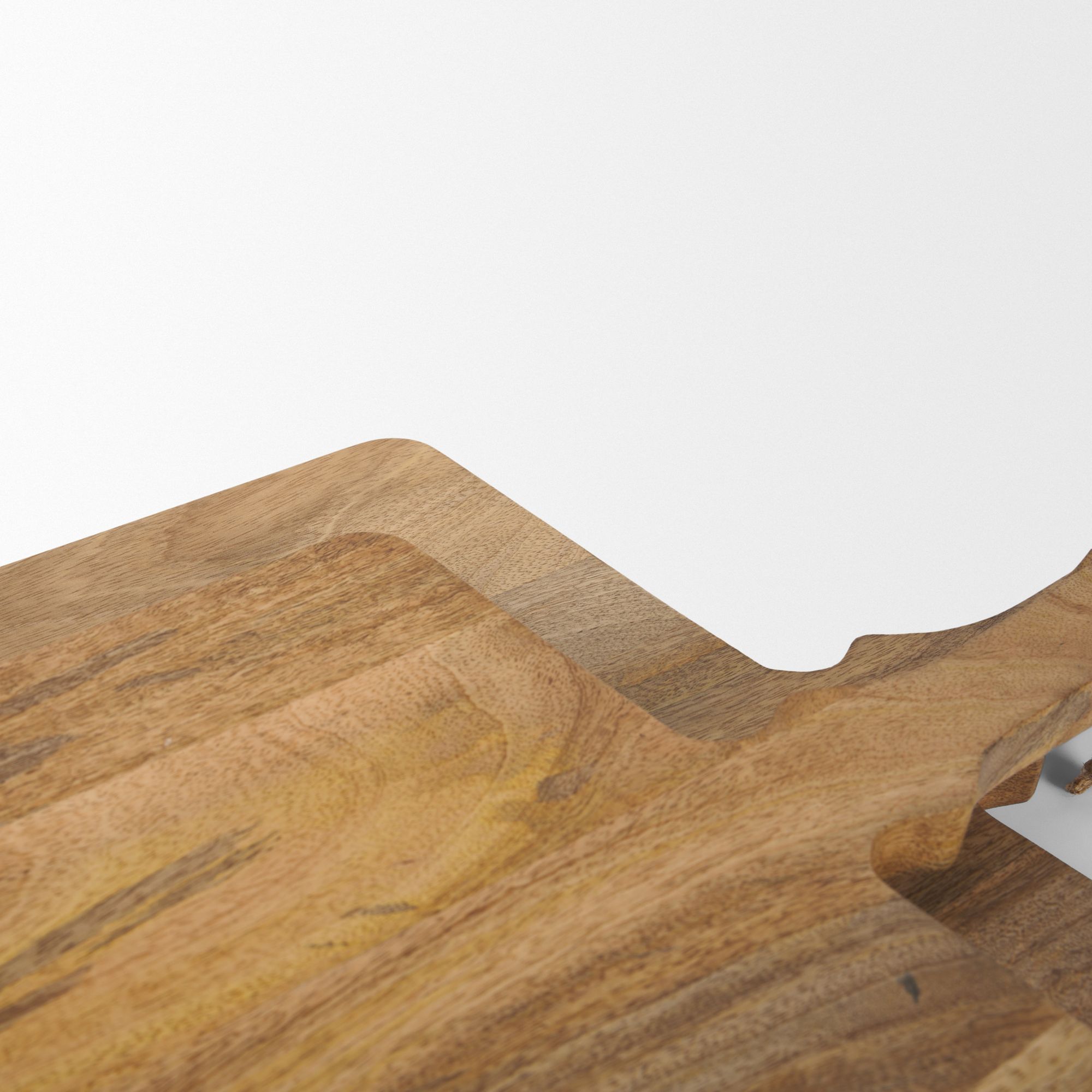 Mercana - Khana Natural Solid Wood Square Serving Boards