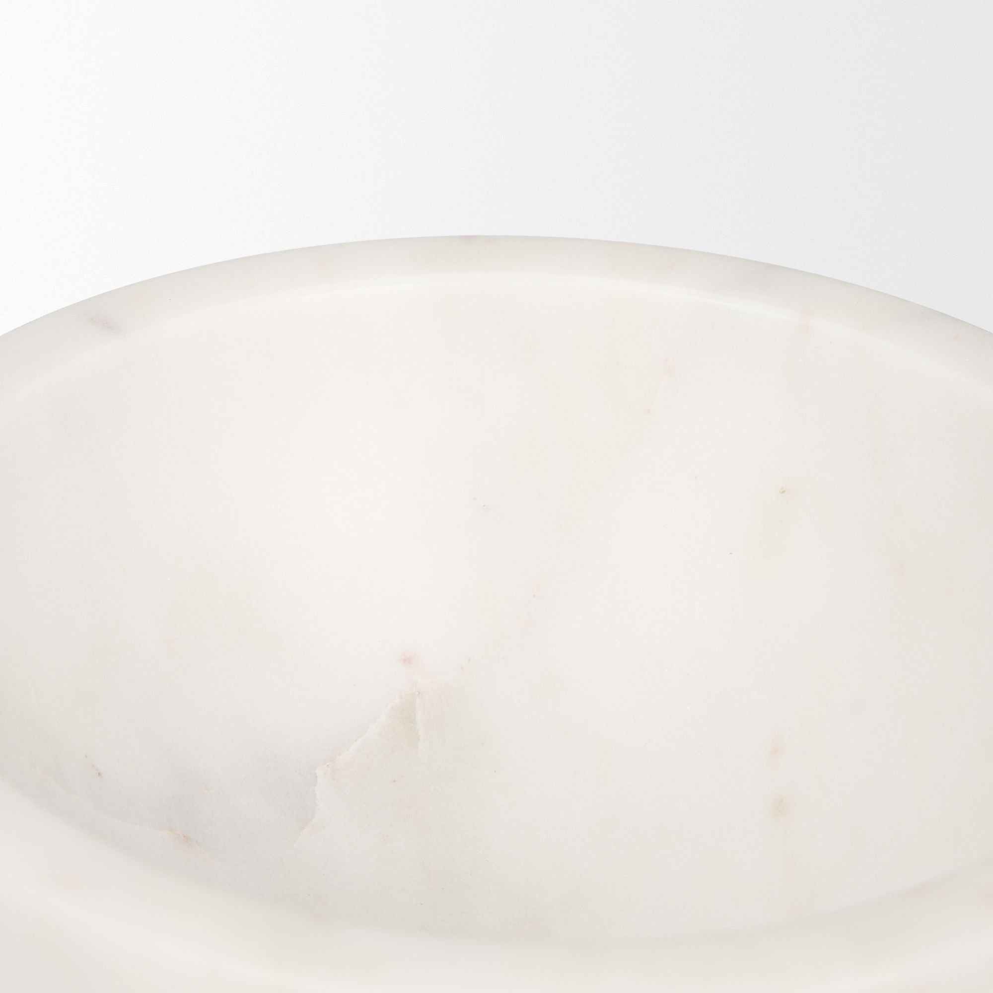 Mercana Katora Premium Solid Marble Bowl - White, Small