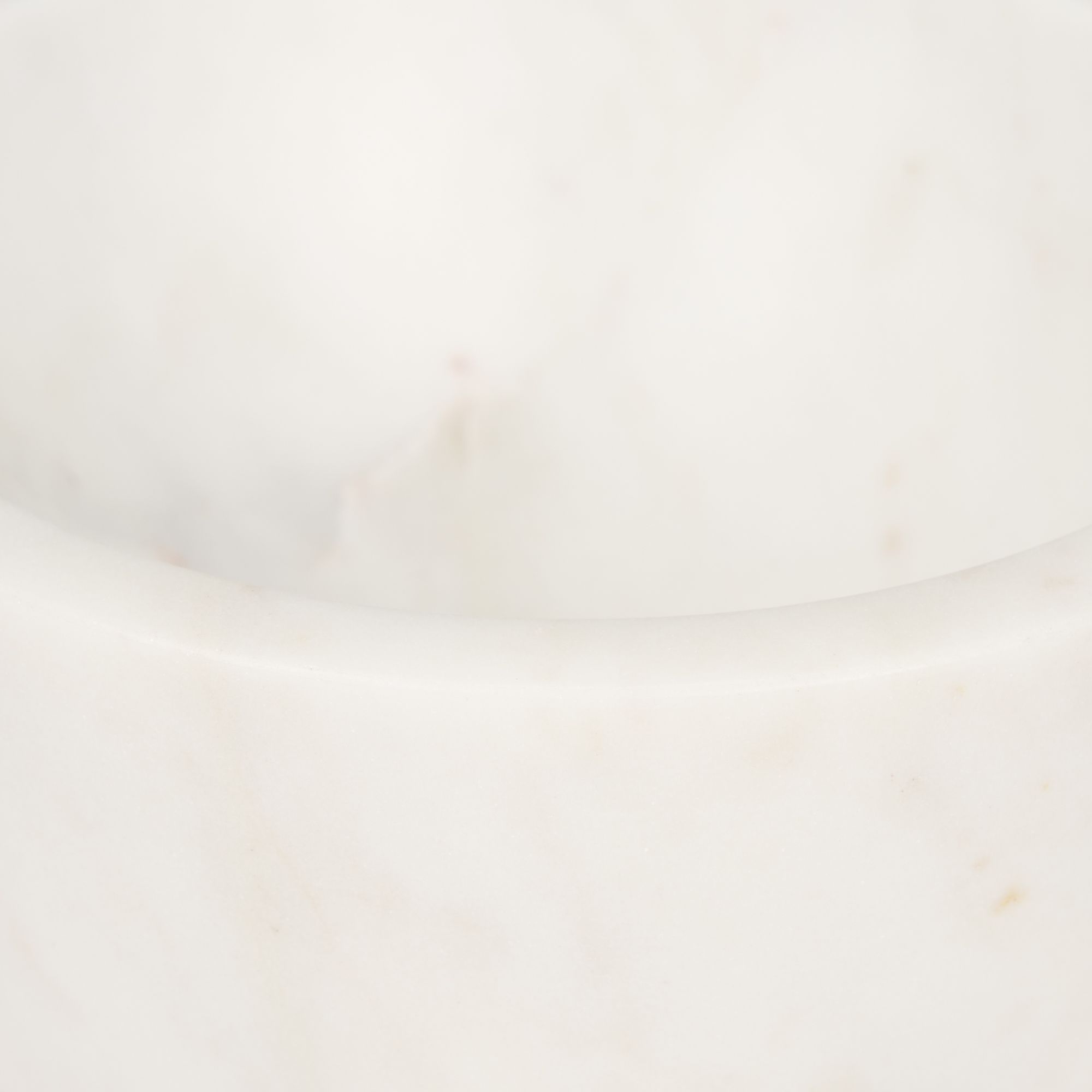 Mercana Katora Premium Solid Marble Bowl - White, Small