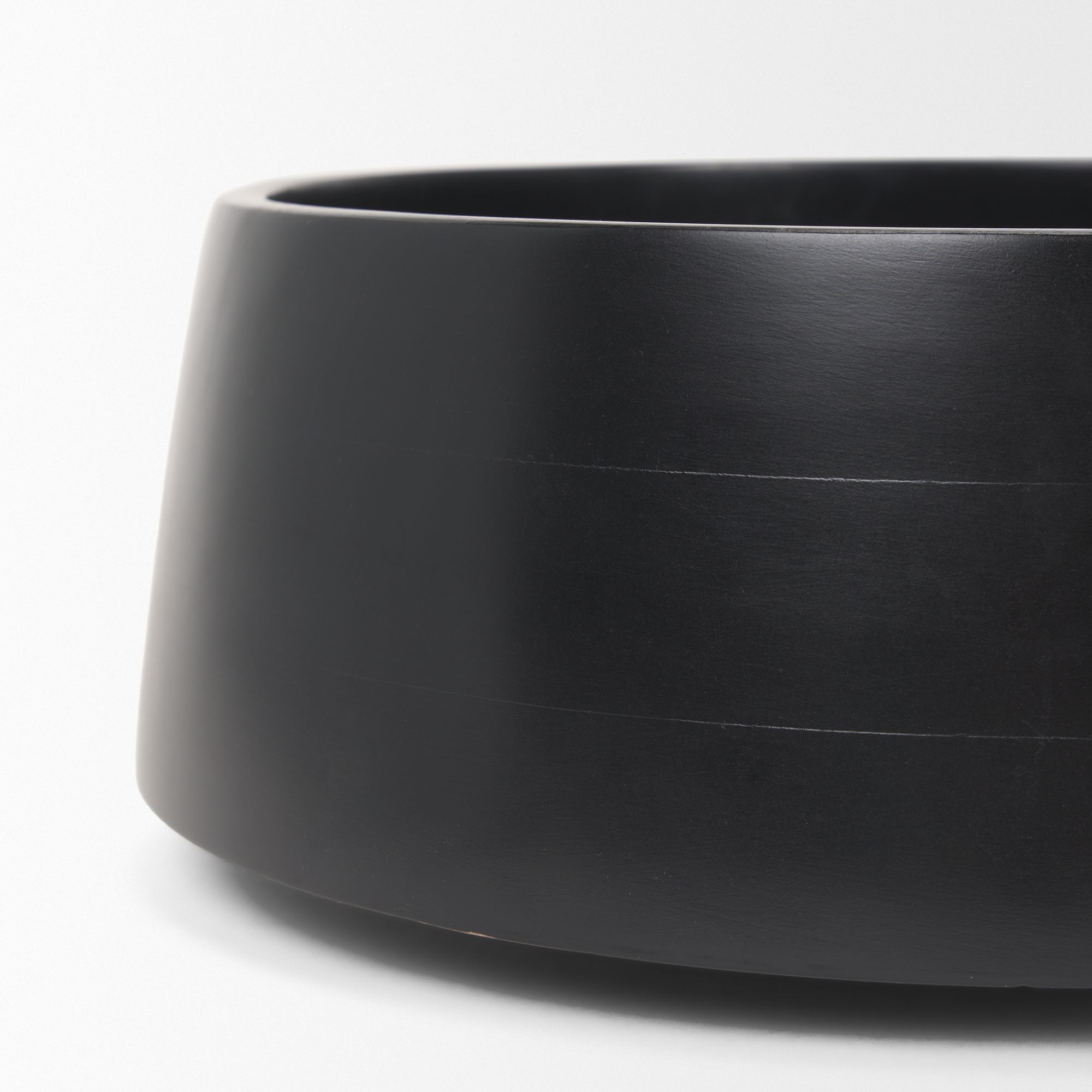 Mercana Kadara Solid Wood Decorative Bowl - Black