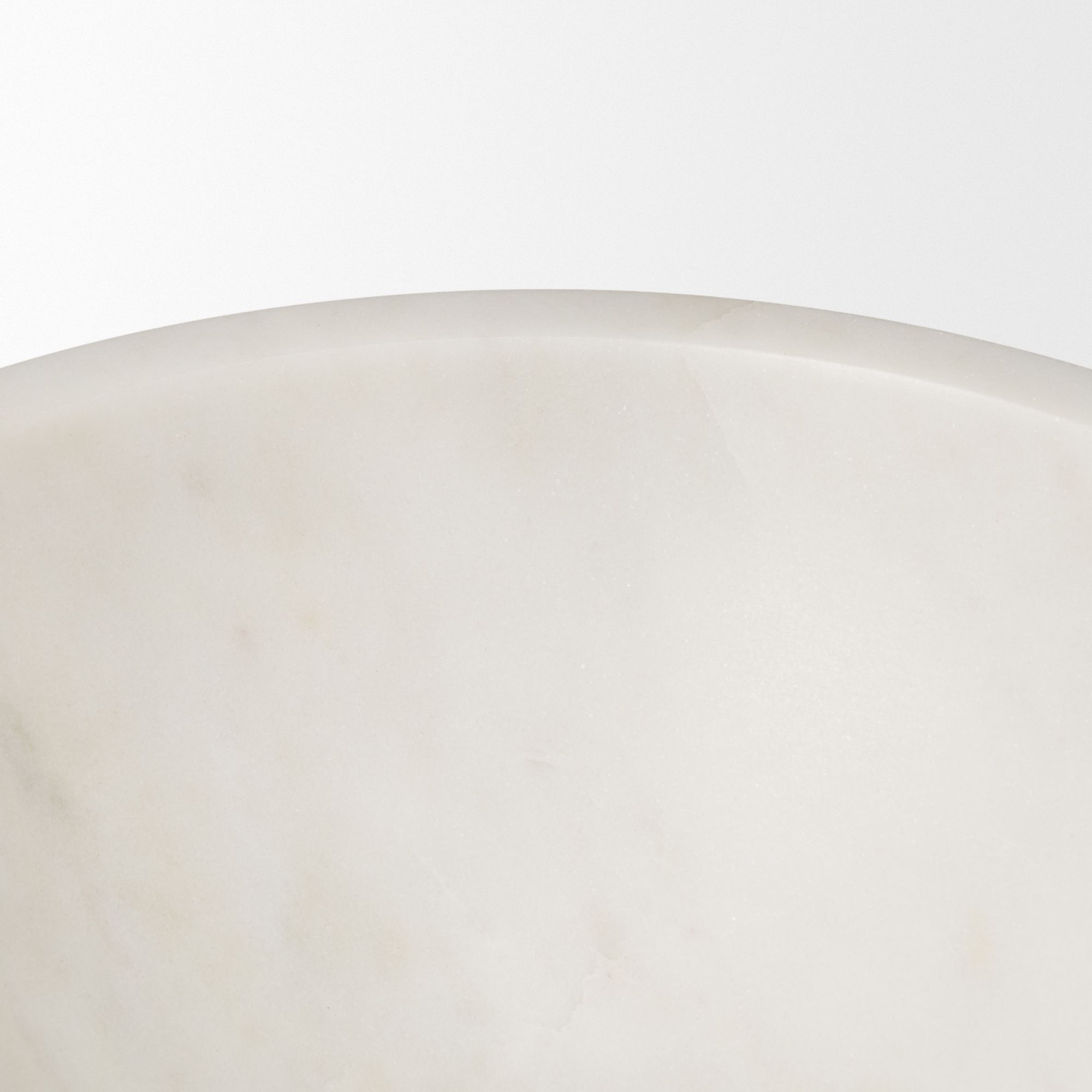 Mercana Katora Premium Solid Marble Bowl - White, Large