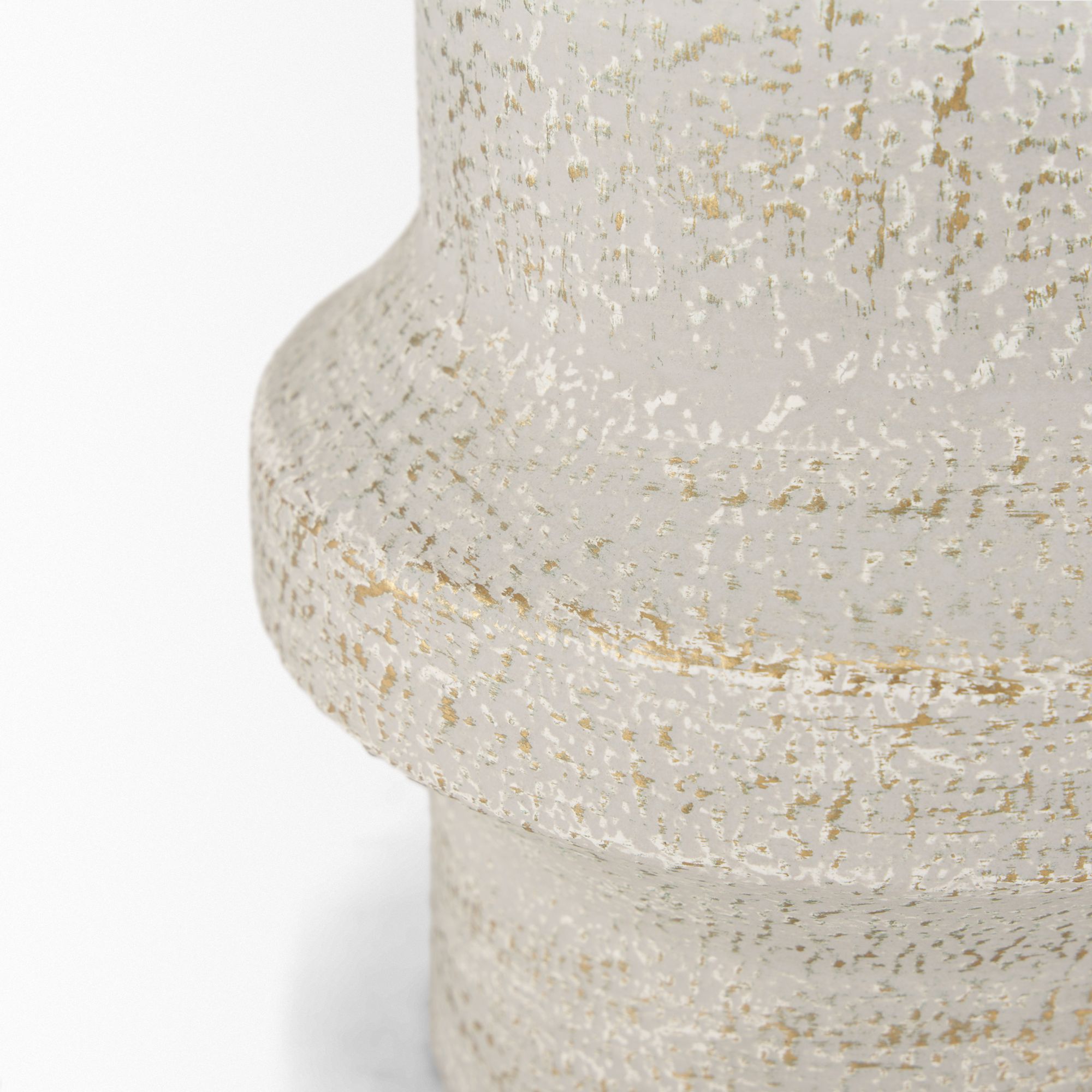 Mercana Tovah Small Textured Vase - White