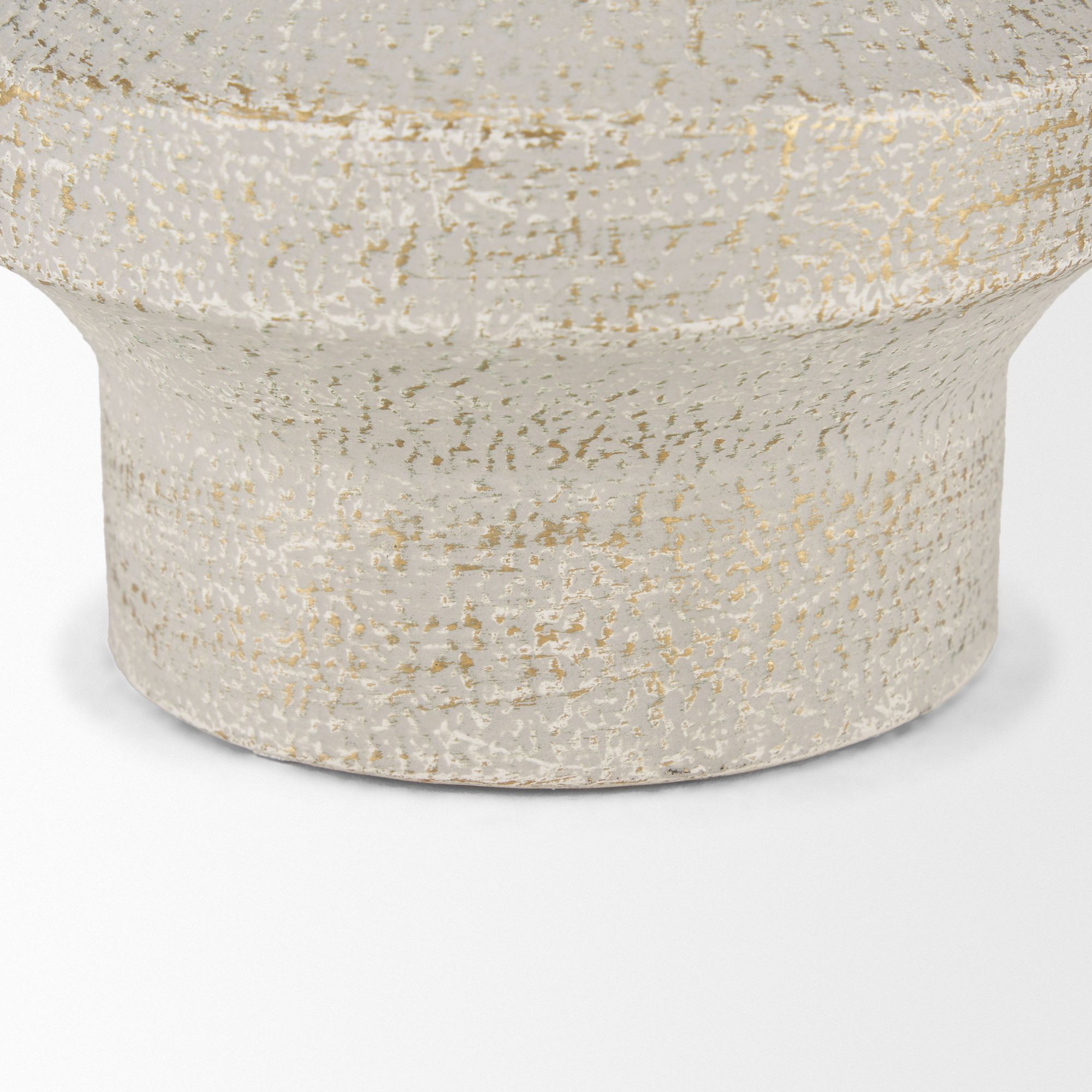 Mercana Tovah Small Textured Vase - White