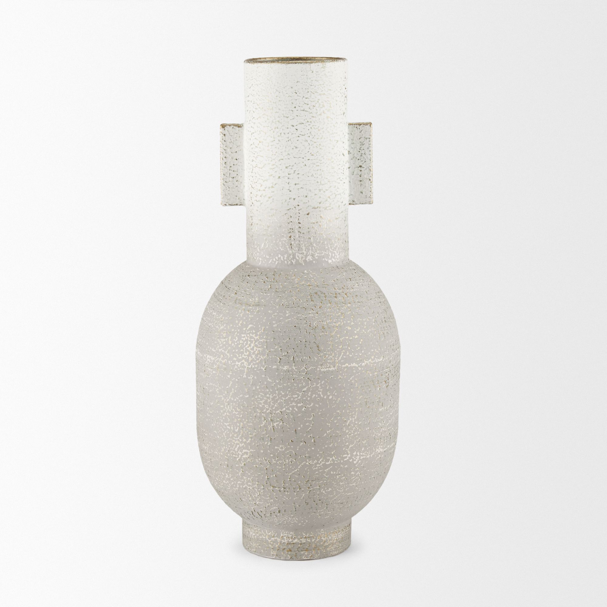 Mercana - Torres Textured Metal Vase