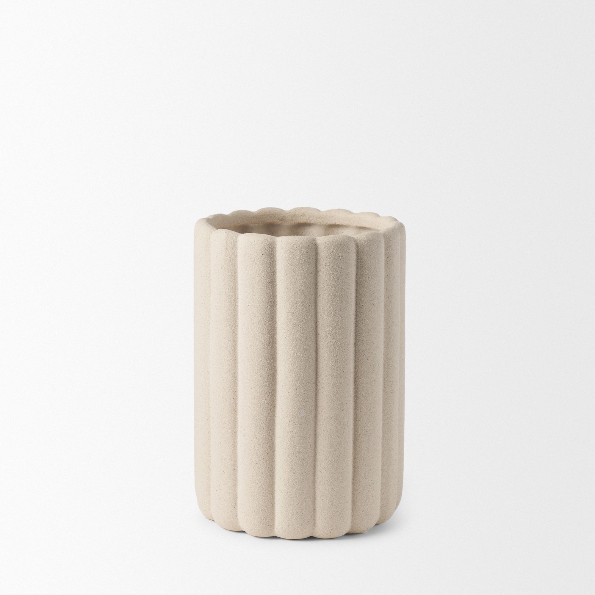 Mercana - Mira Fluted Ceramic Vase