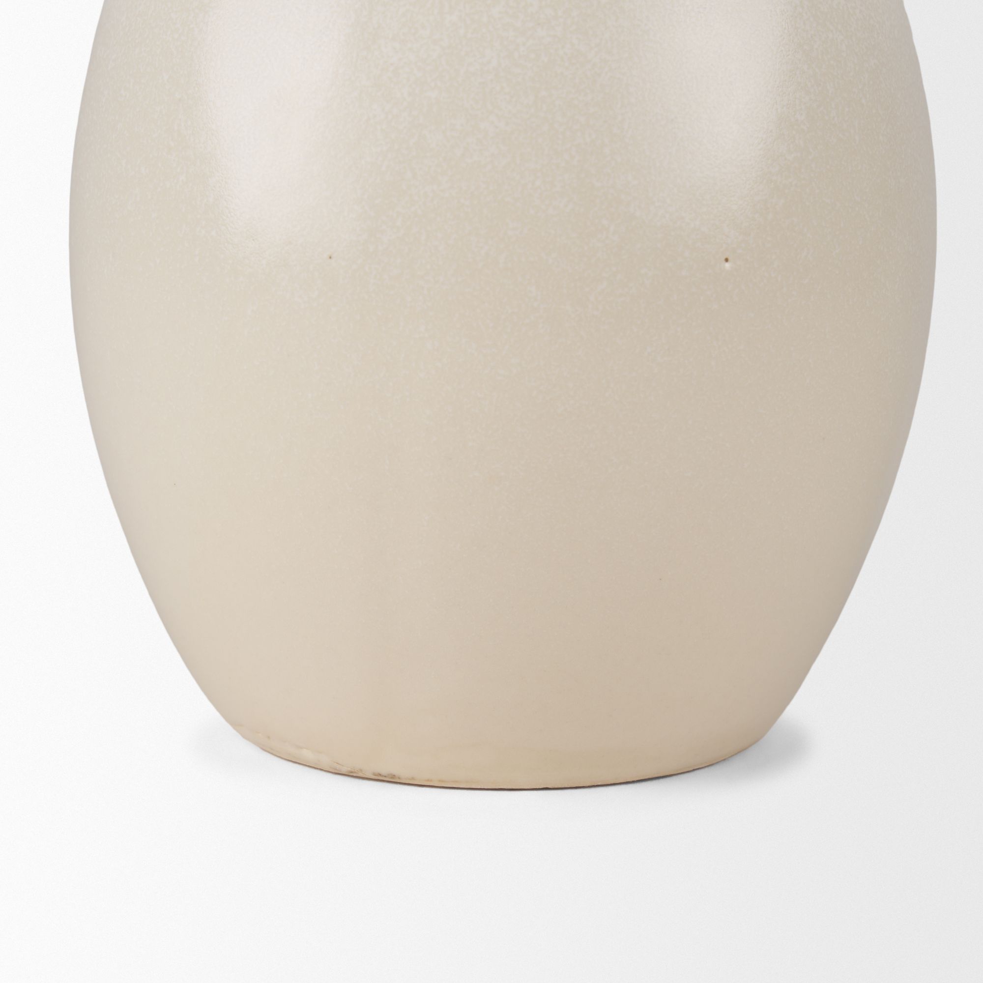 Mercana - Ulvi Cream Glazed Bubble Ceramic Vase