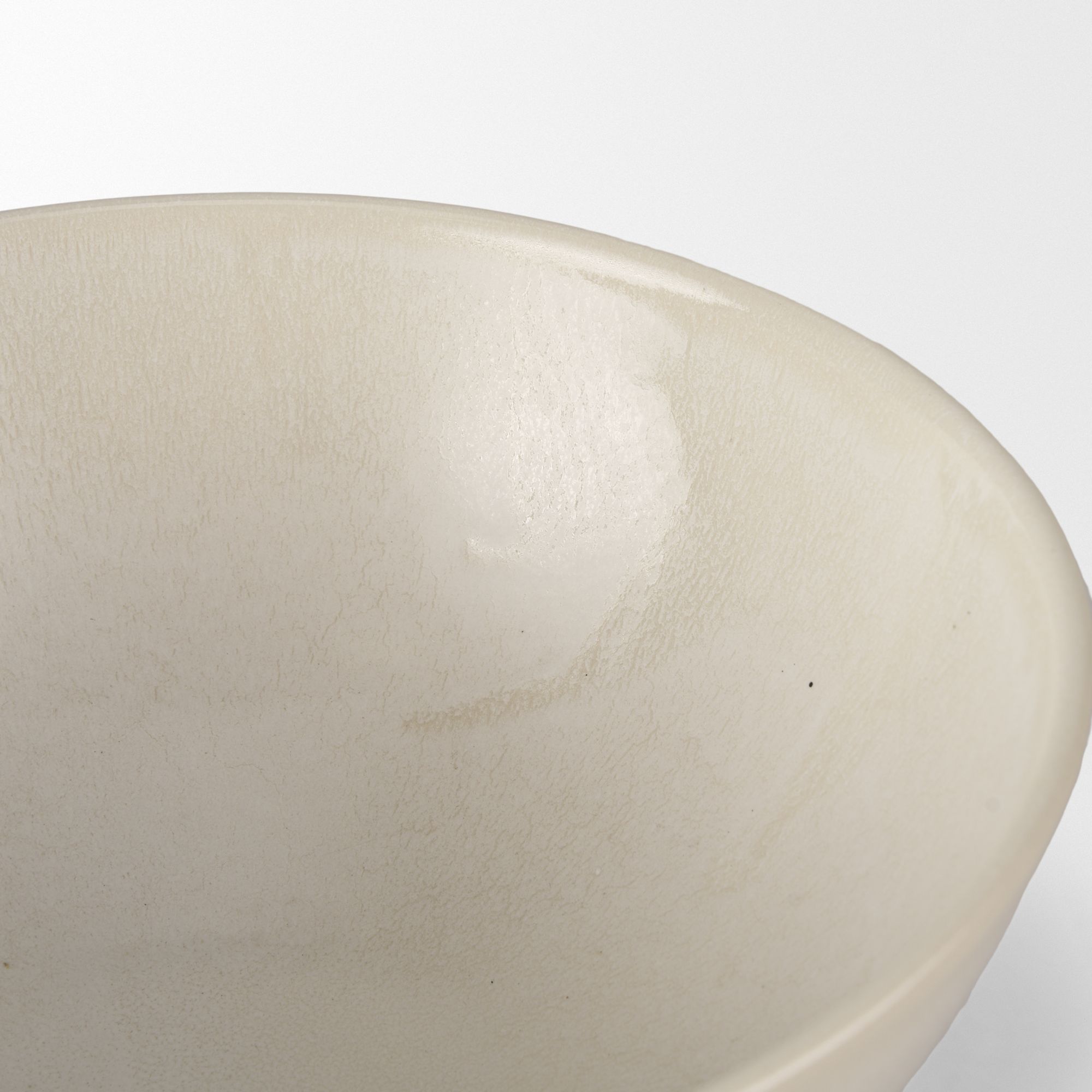 Mercana Tyren Decorative Round Ceramic Bowl - Cream