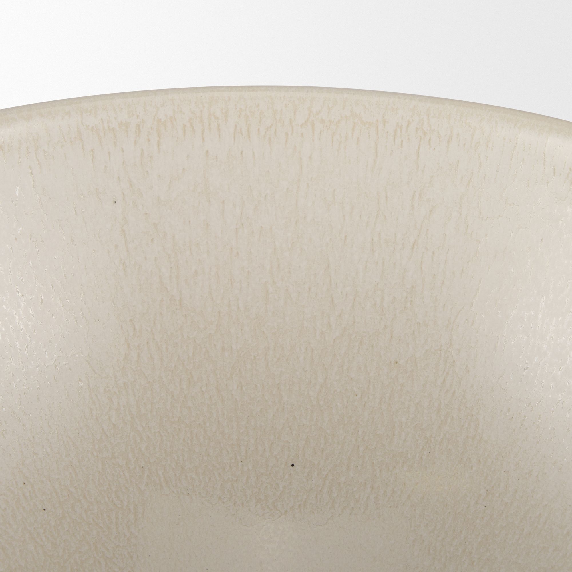 Mercana Tyren Decorative Round Ceramic Bowl - Cream