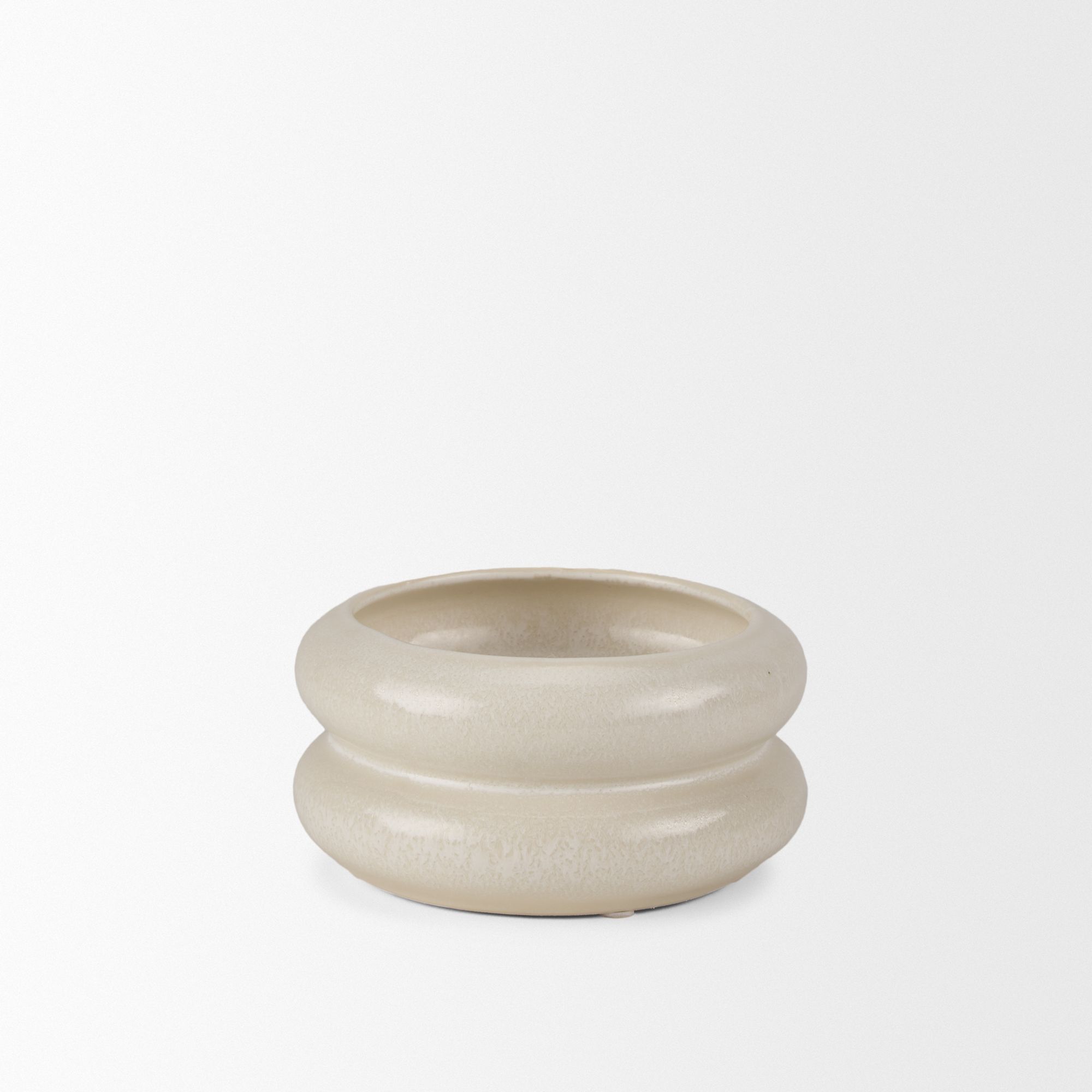 Mercana Twyla Short Ring Pot - Cream, Short