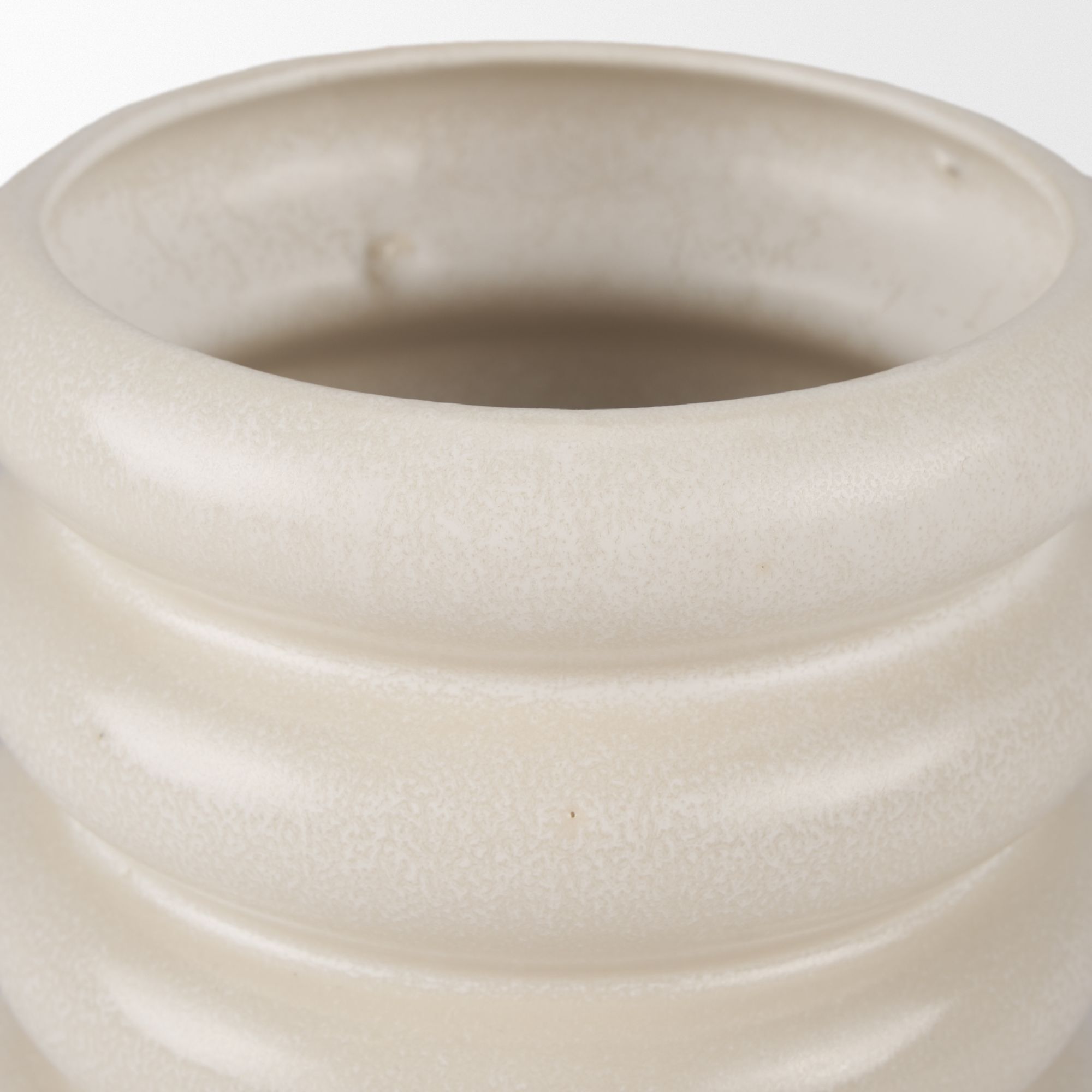 Mercana Twyla Tall Ring Pot - Cream, Tall