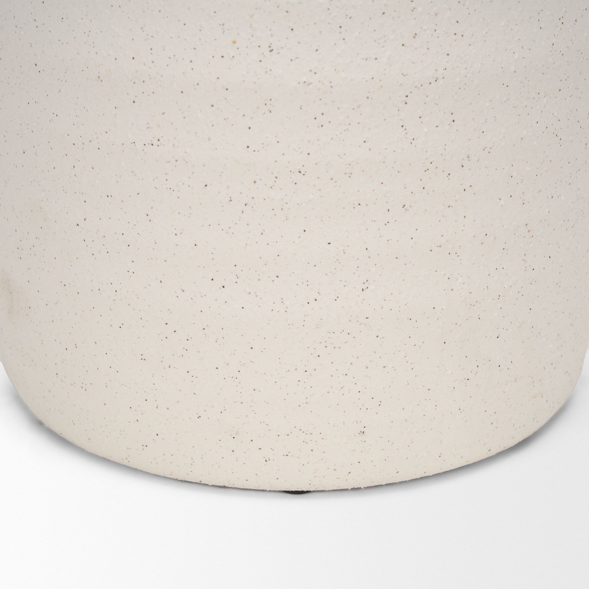 Mercana Tyrus Large Ceramic Vase with Speckling - White