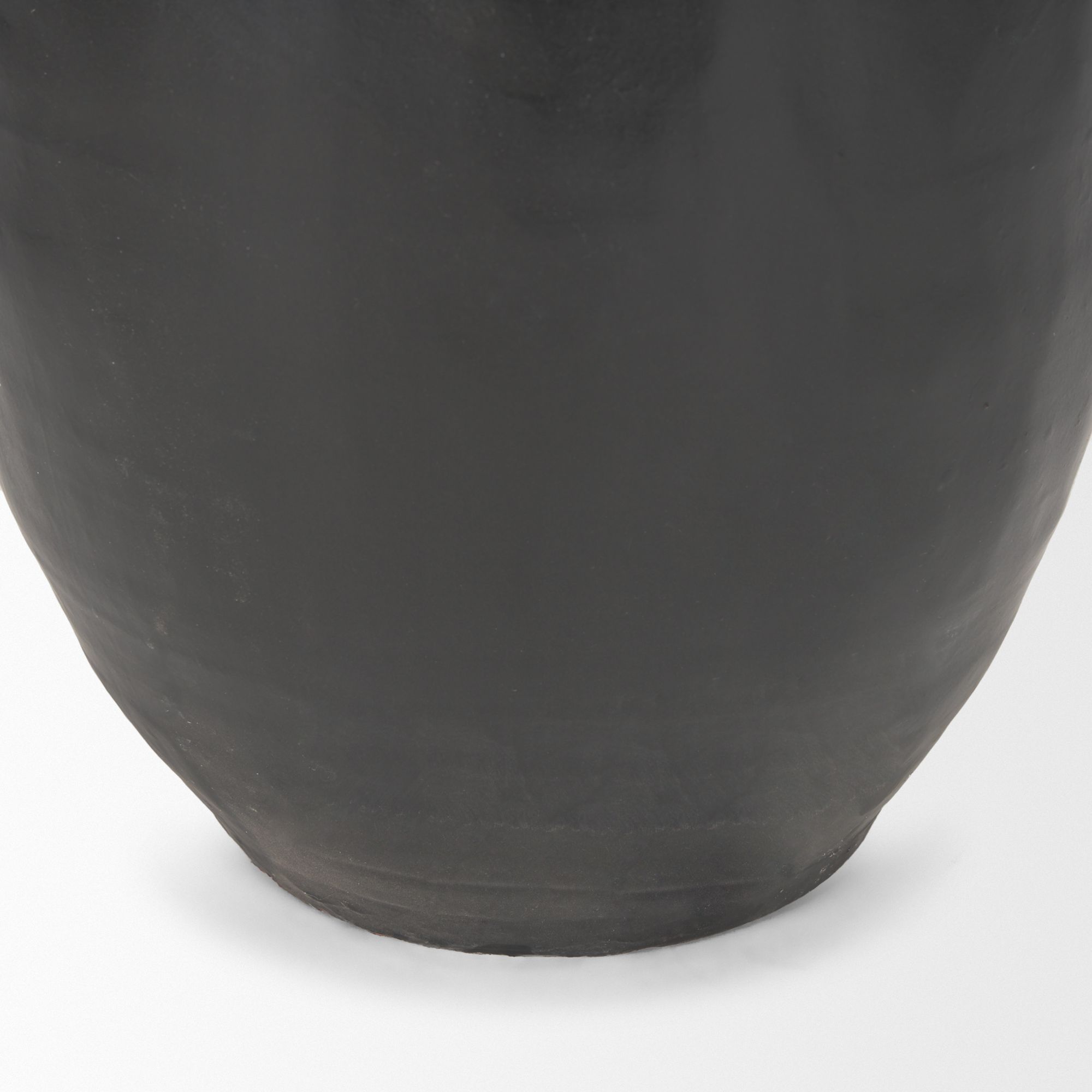 Mercana Tully Tall Floor Vase - Black, Ceramic