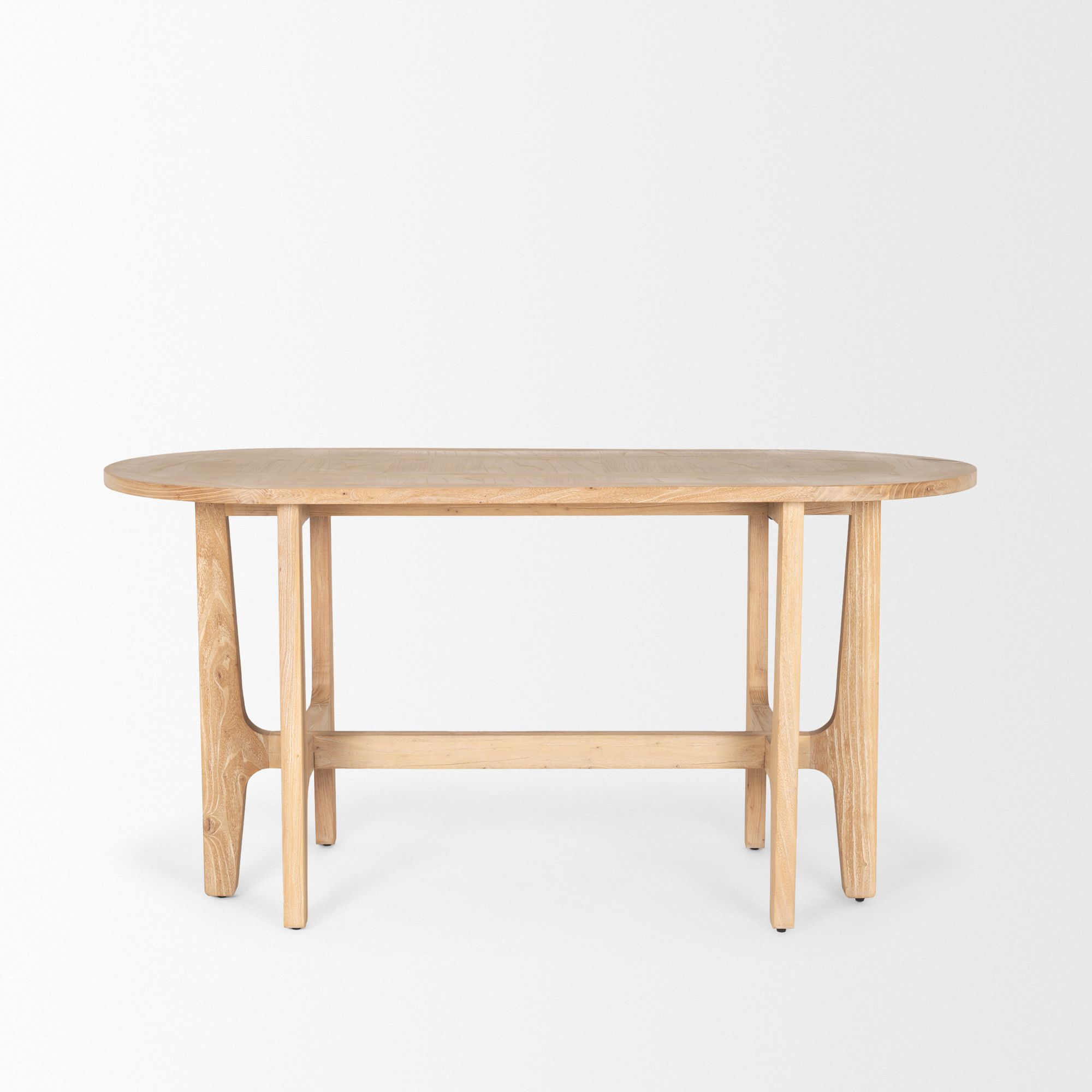 Mercana - Taylin Light Brown Solid Wood Desk