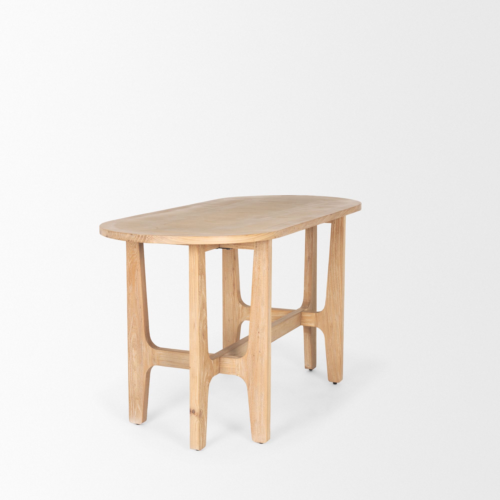 Mercana - Taylin Light Brown Solid Wood Desk