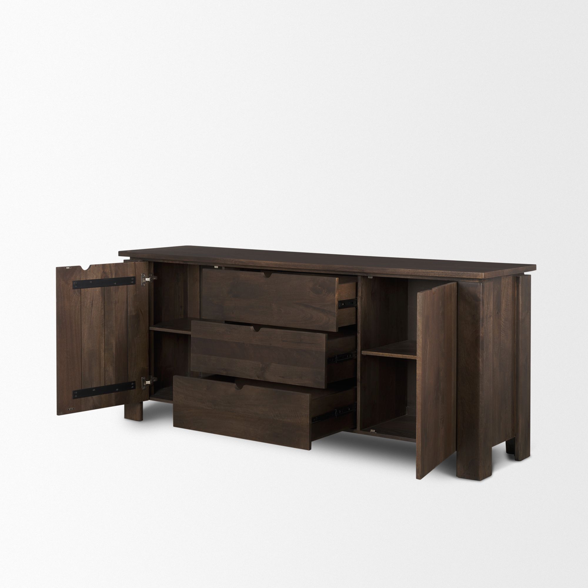 Mercana Wallen Sideboard - Dark Brown, Wood