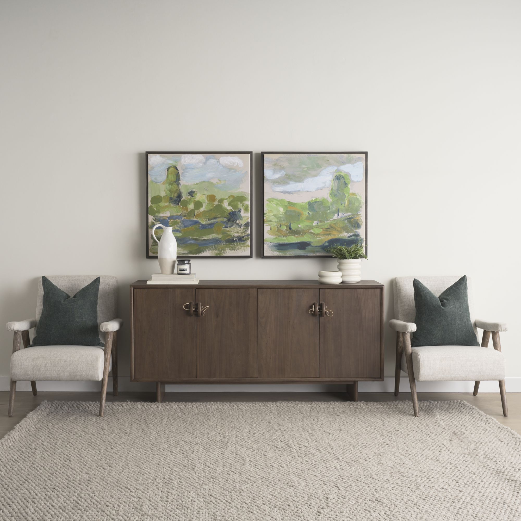 Mercana Varenna Sideboard - Dark Brown, Wood