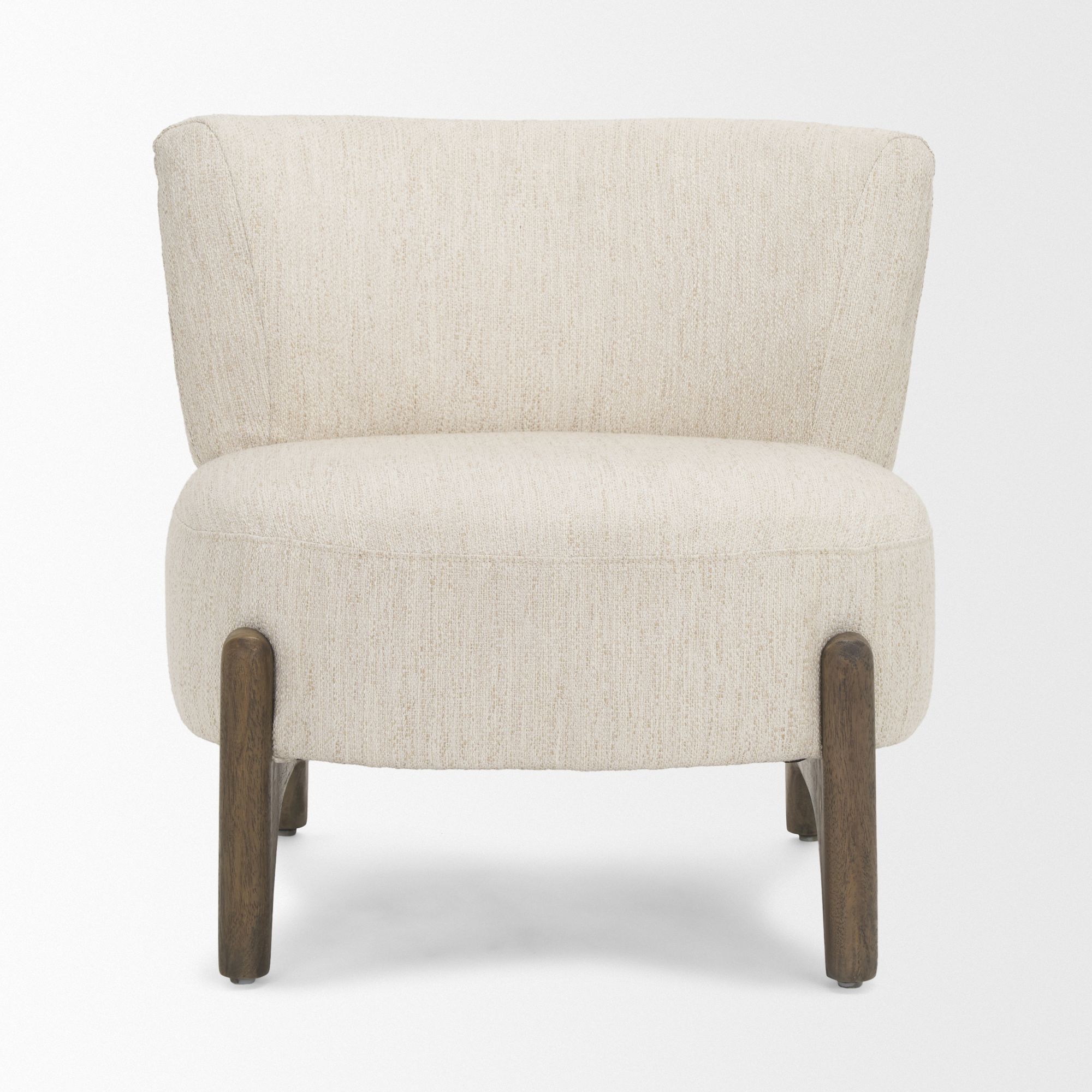 Mercana - Vyra Accent Chair in Cream, Fabric