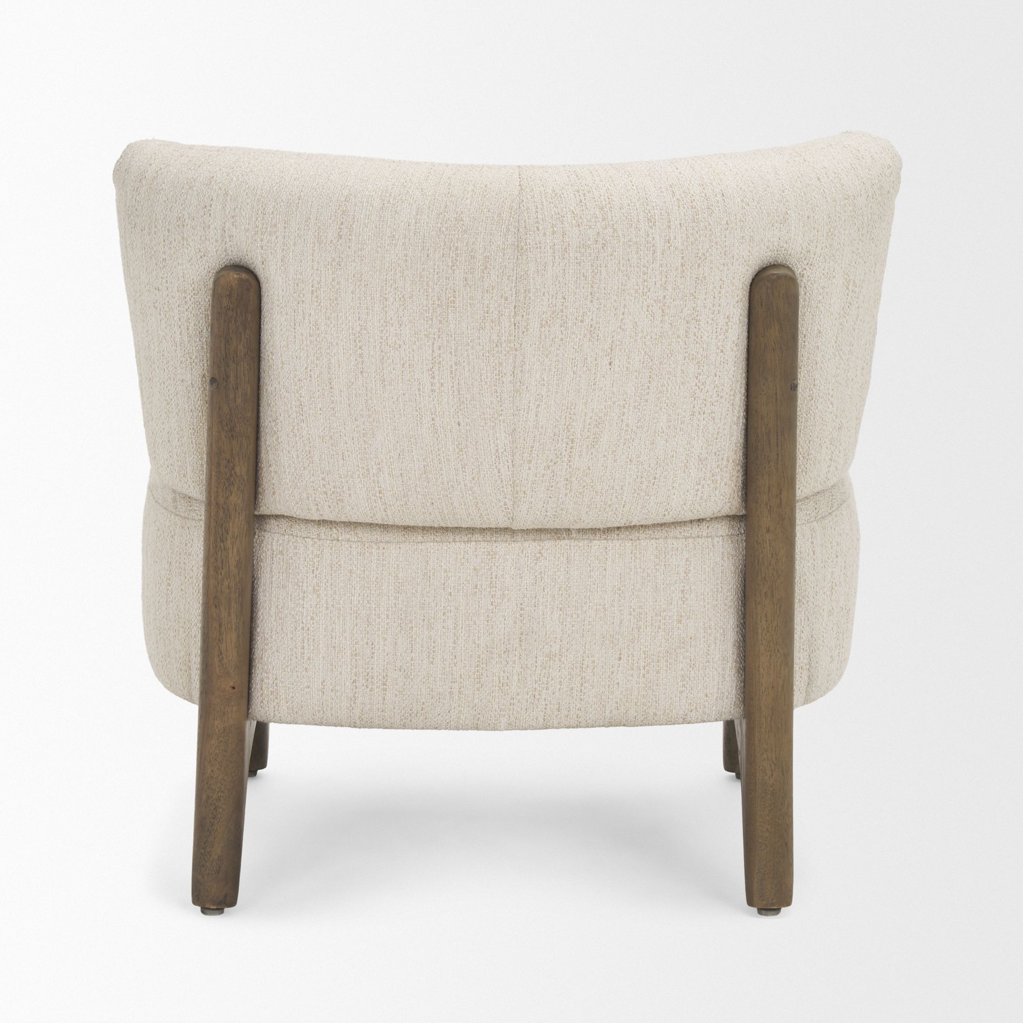 Mercana - Vyra Accent Chair in Cream, Fabric