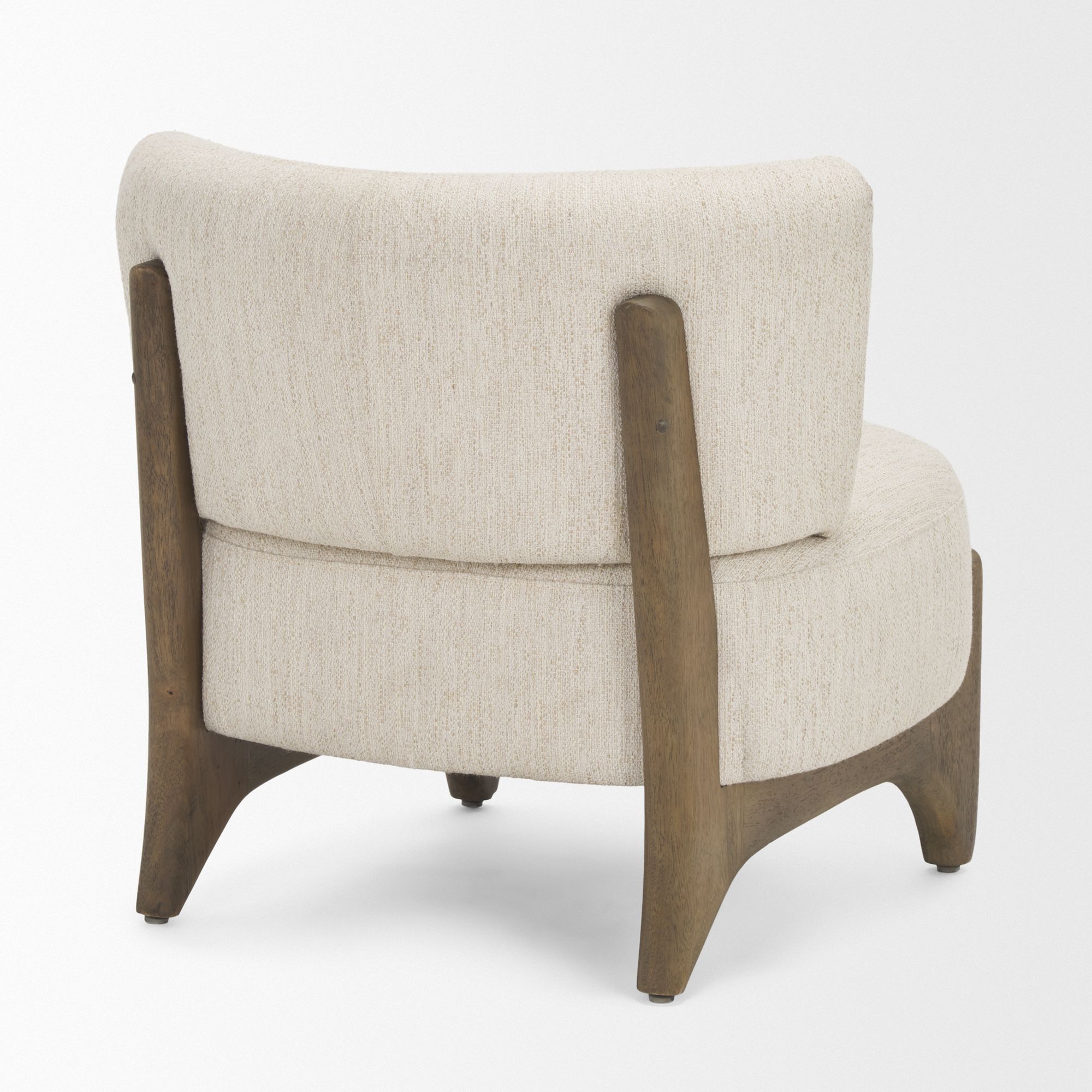 Mercana - Vyra Accent Chair in Cream, Fabric