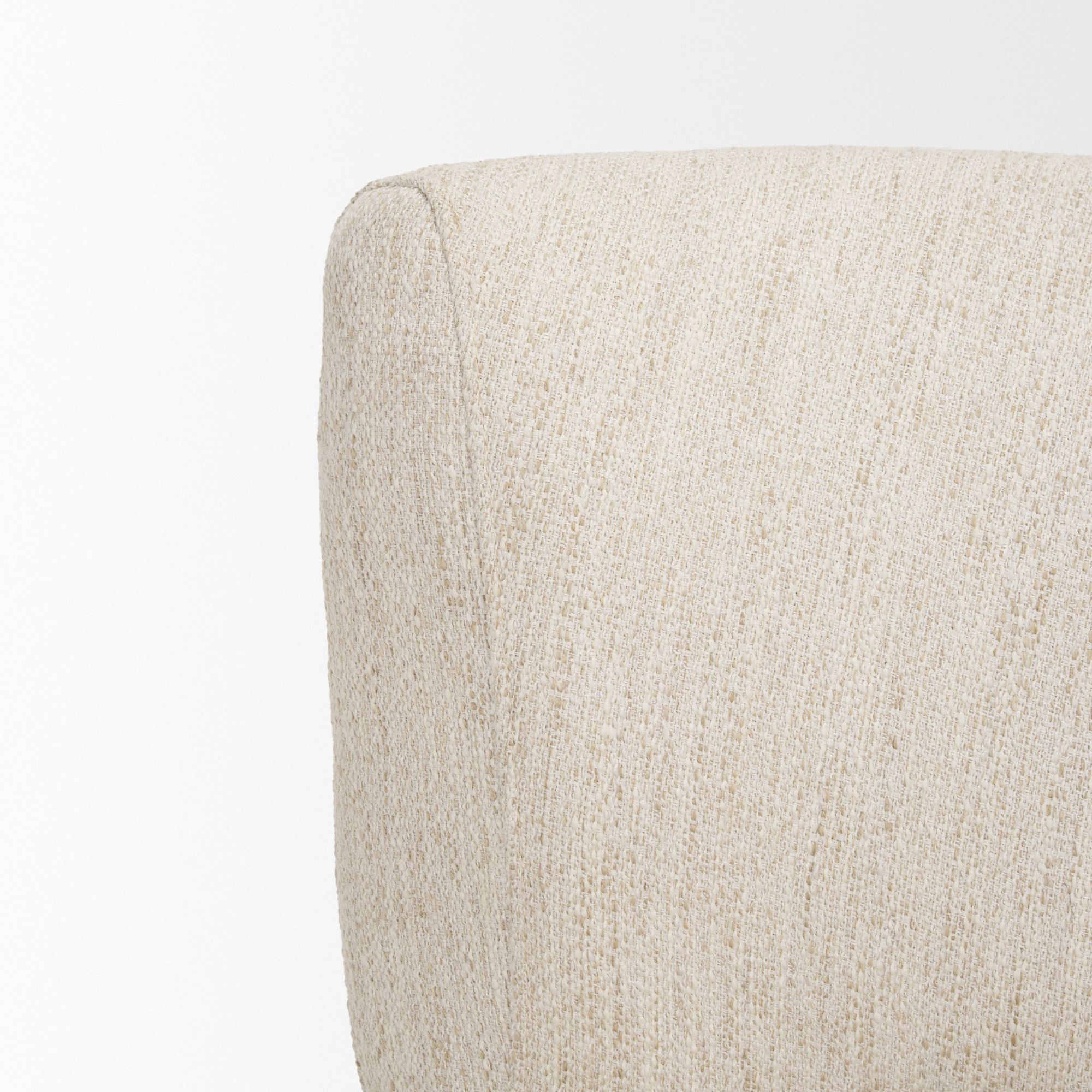 Mercana - Vyra Accent Chair in Cream, Fabric