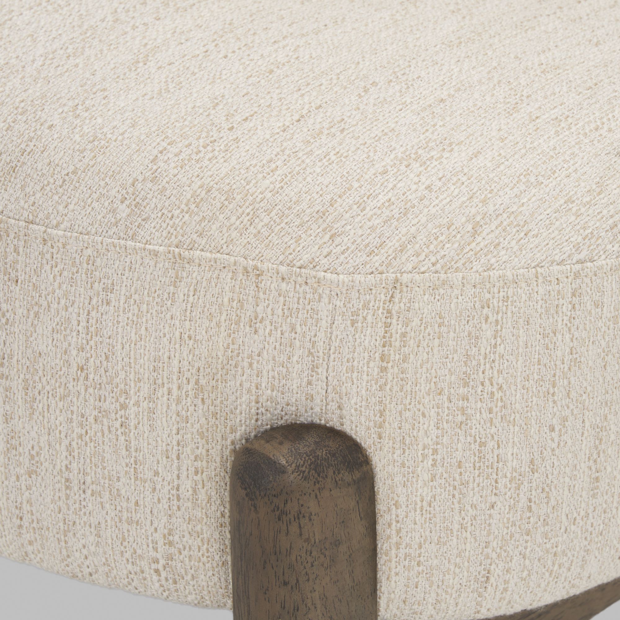 Mercana - Vyra Accent Chair in Cream, Fabric