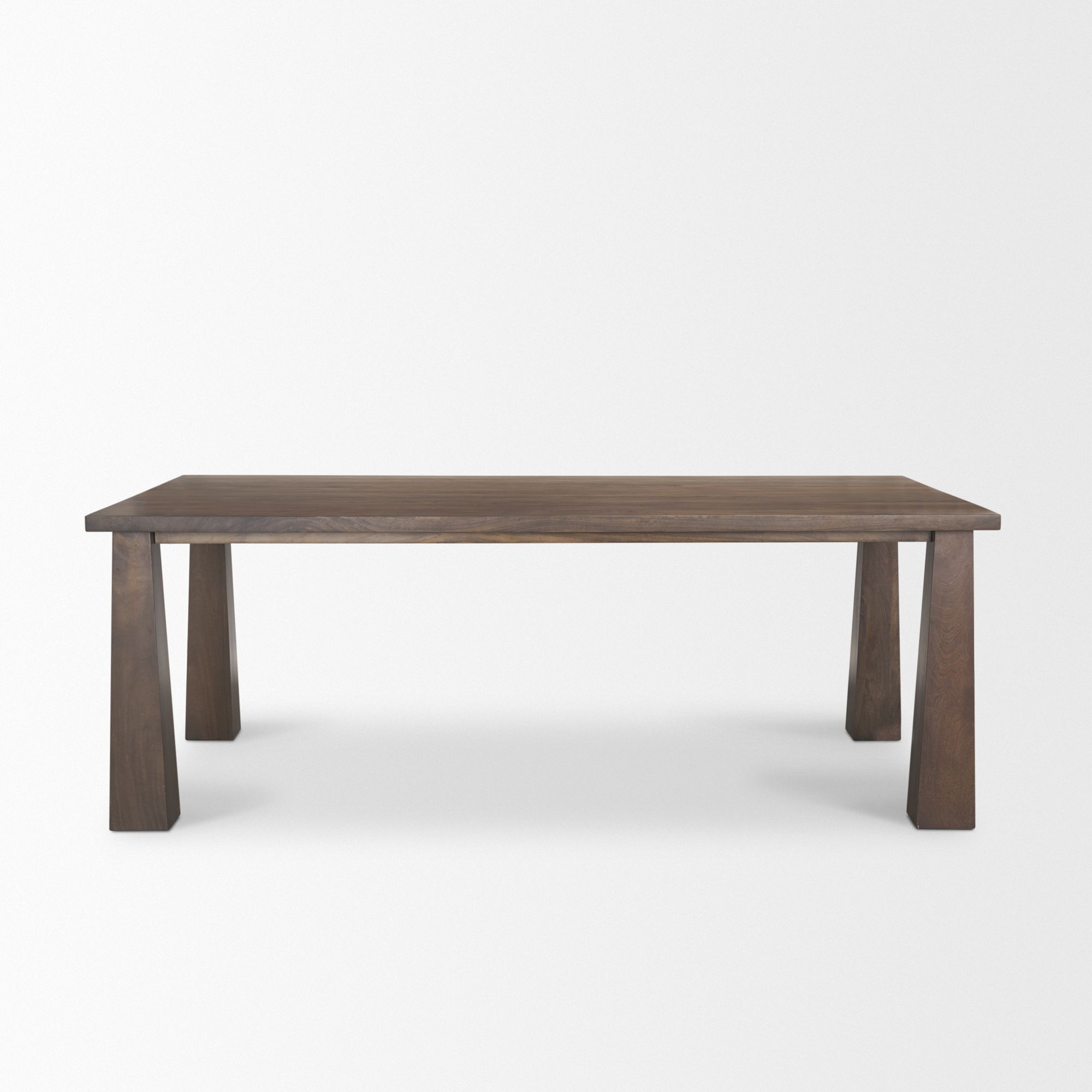 Mercana - Wolcott Rectangular Dining Table in Dark Brown, Wood