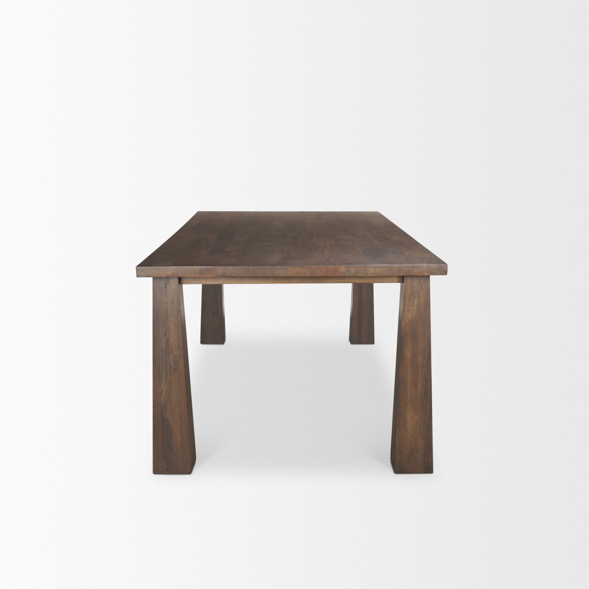 Mercana - Wolcott Rectangular Dining Table in Dark Brown, Wood