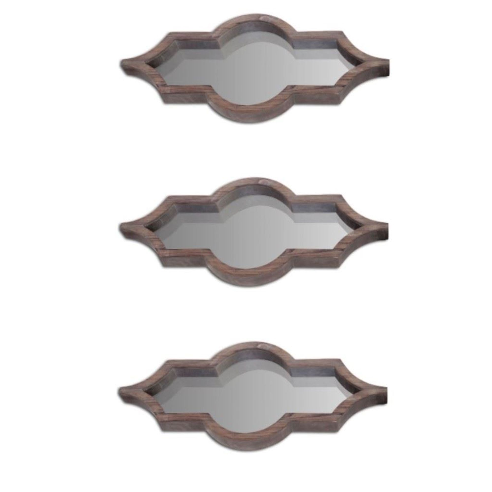 Mercana Tamanar II Mirror Collection (Set of 3) - Brown