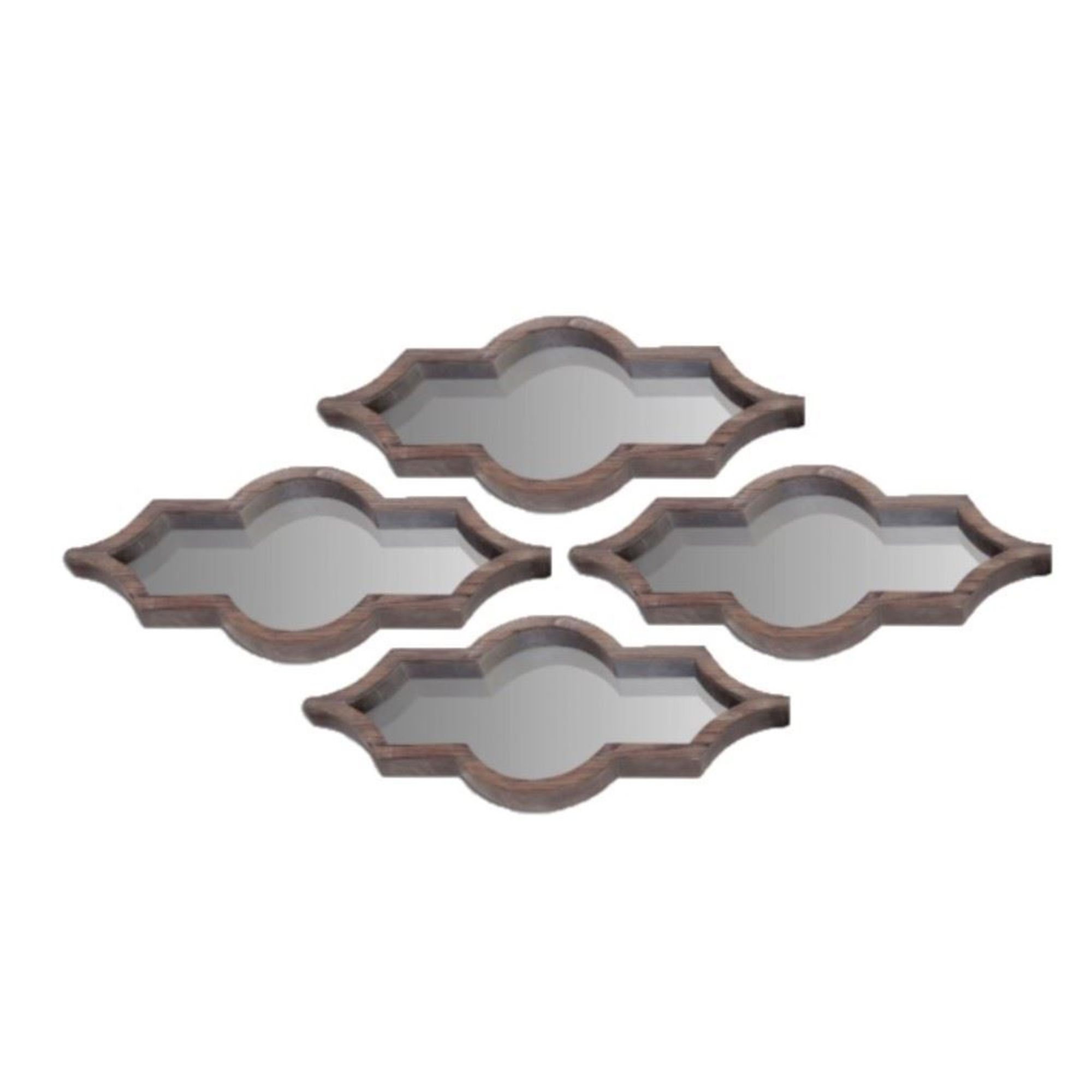 Mercana Tamanar II Mirror Collection (Set of 4) - Brown