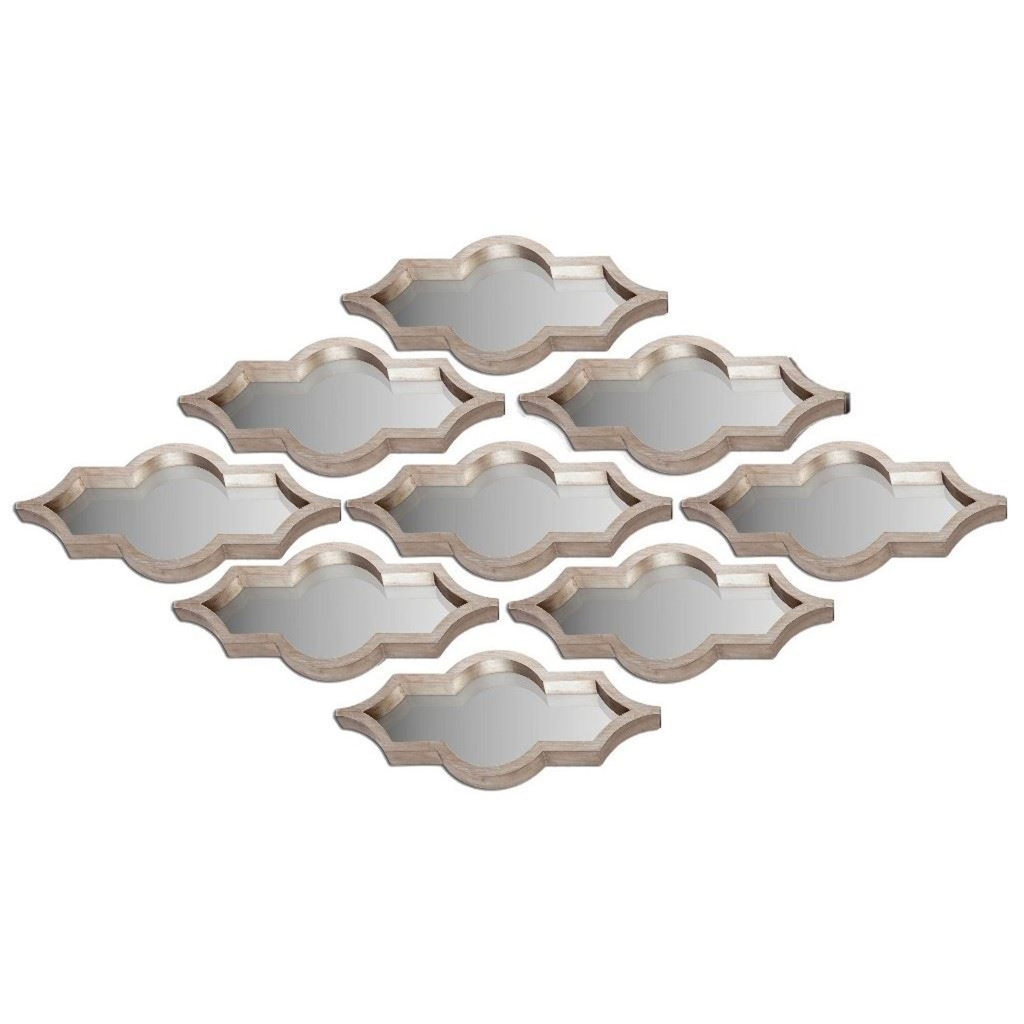 Mercana Tamanar I Mirror Collection (Set of 9) - Silver