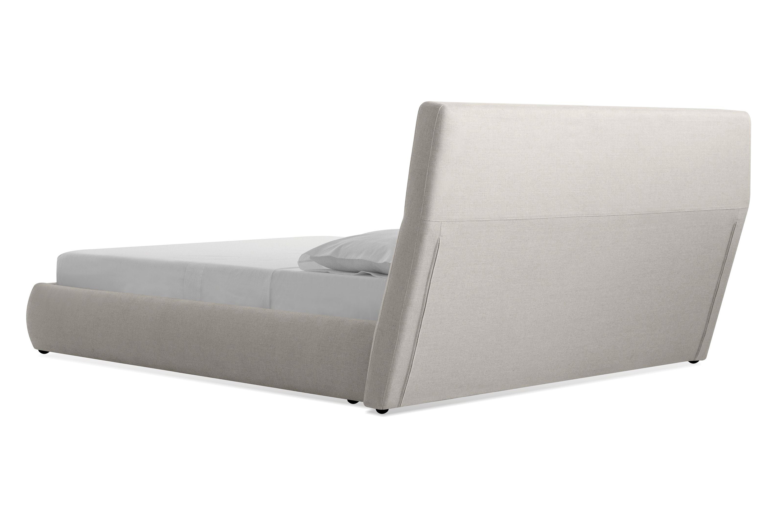 Mobital Lunar King Size Storage Bed - Greige, Fabric