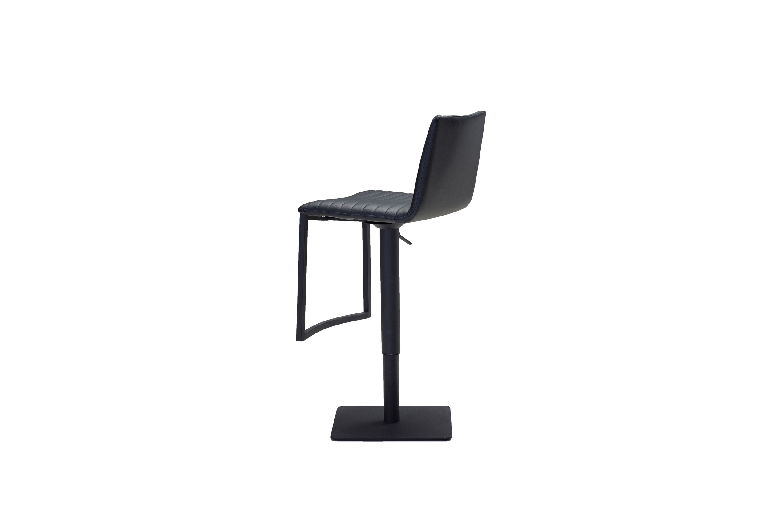 Mobital - Raven Bar Stool in Black, Leather