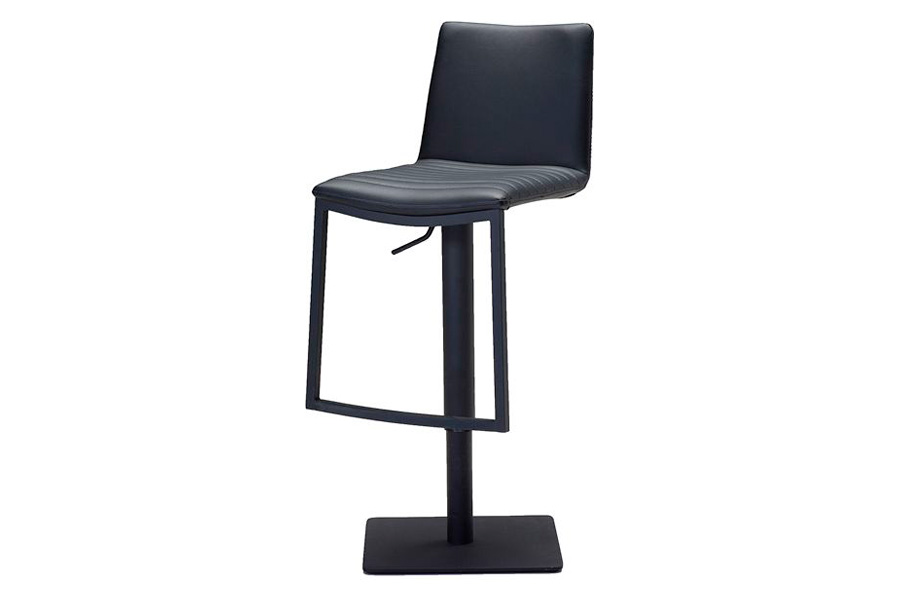 Mobital - Raven Bar Stool in Black, Leather