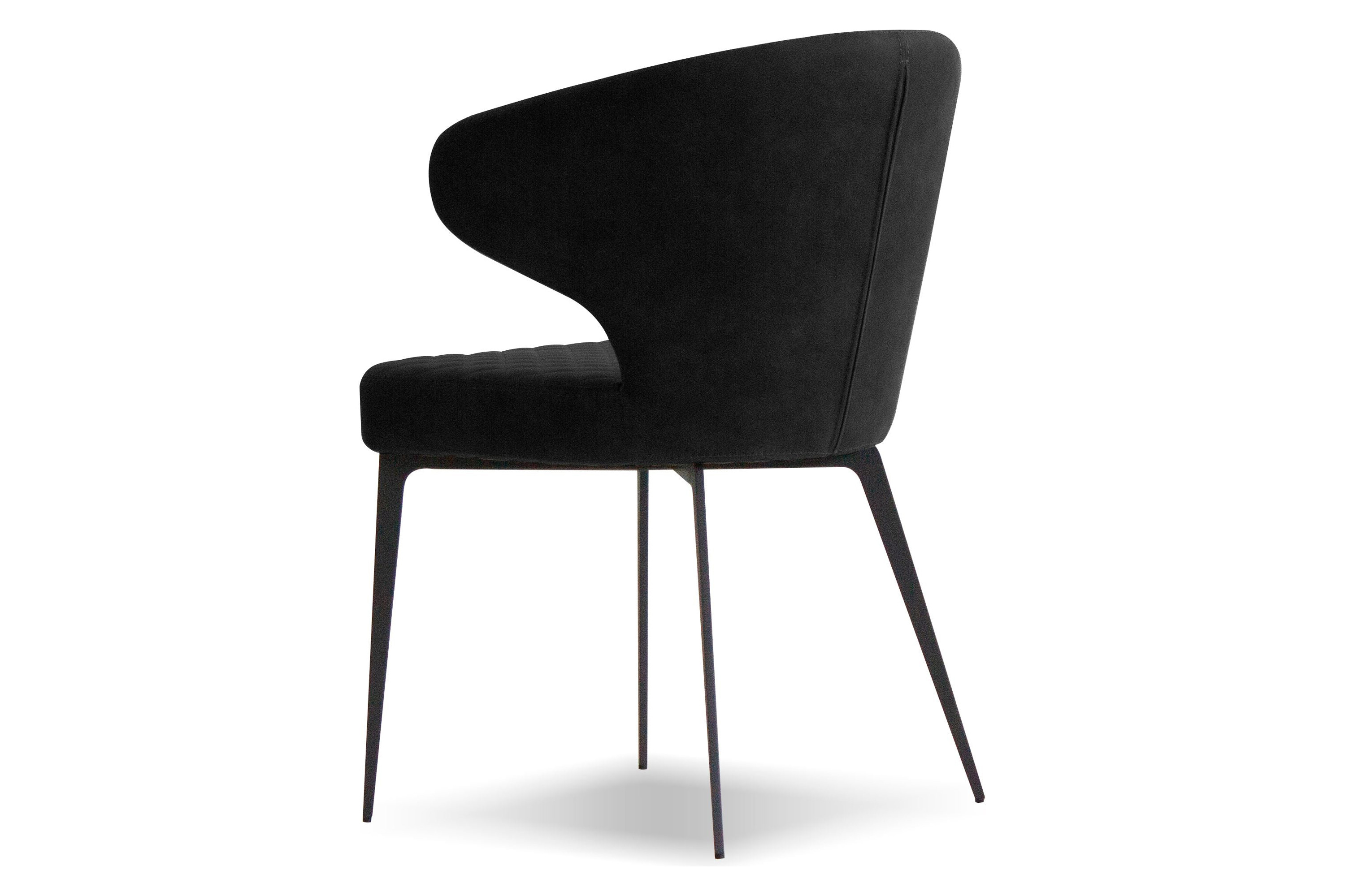 Mobital Hug Dining Chair - Coal, Fabric