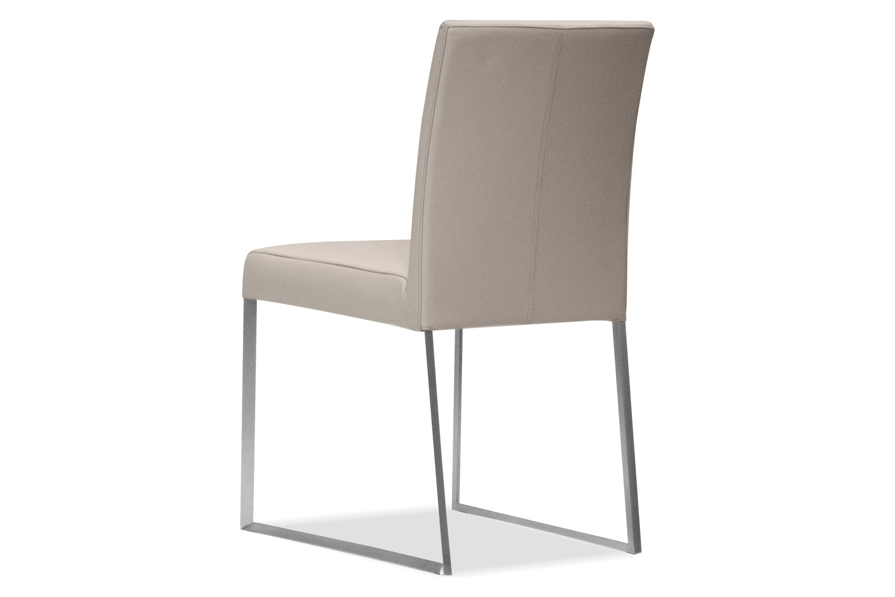 Mobital Tate  Dining Chair - Pewter, Leather