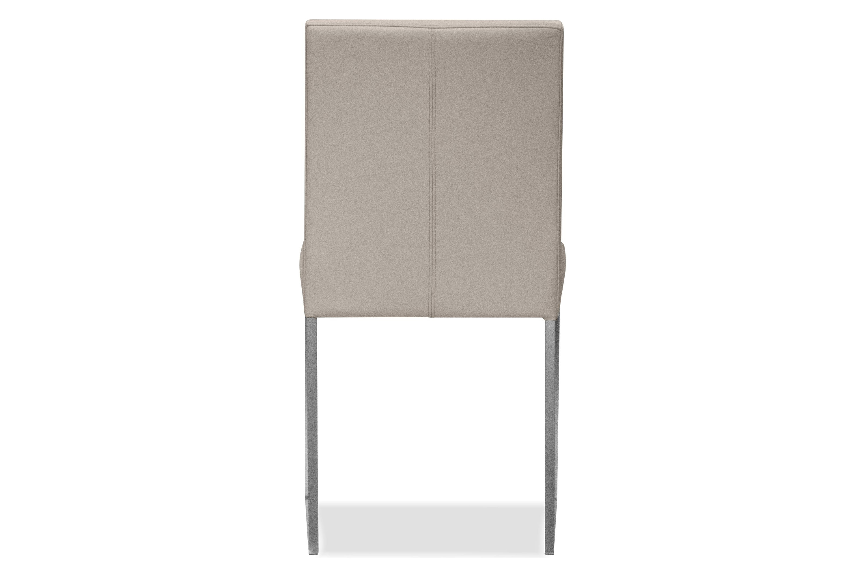 Mobital Tate  Dining Chair - Pewter, Leather