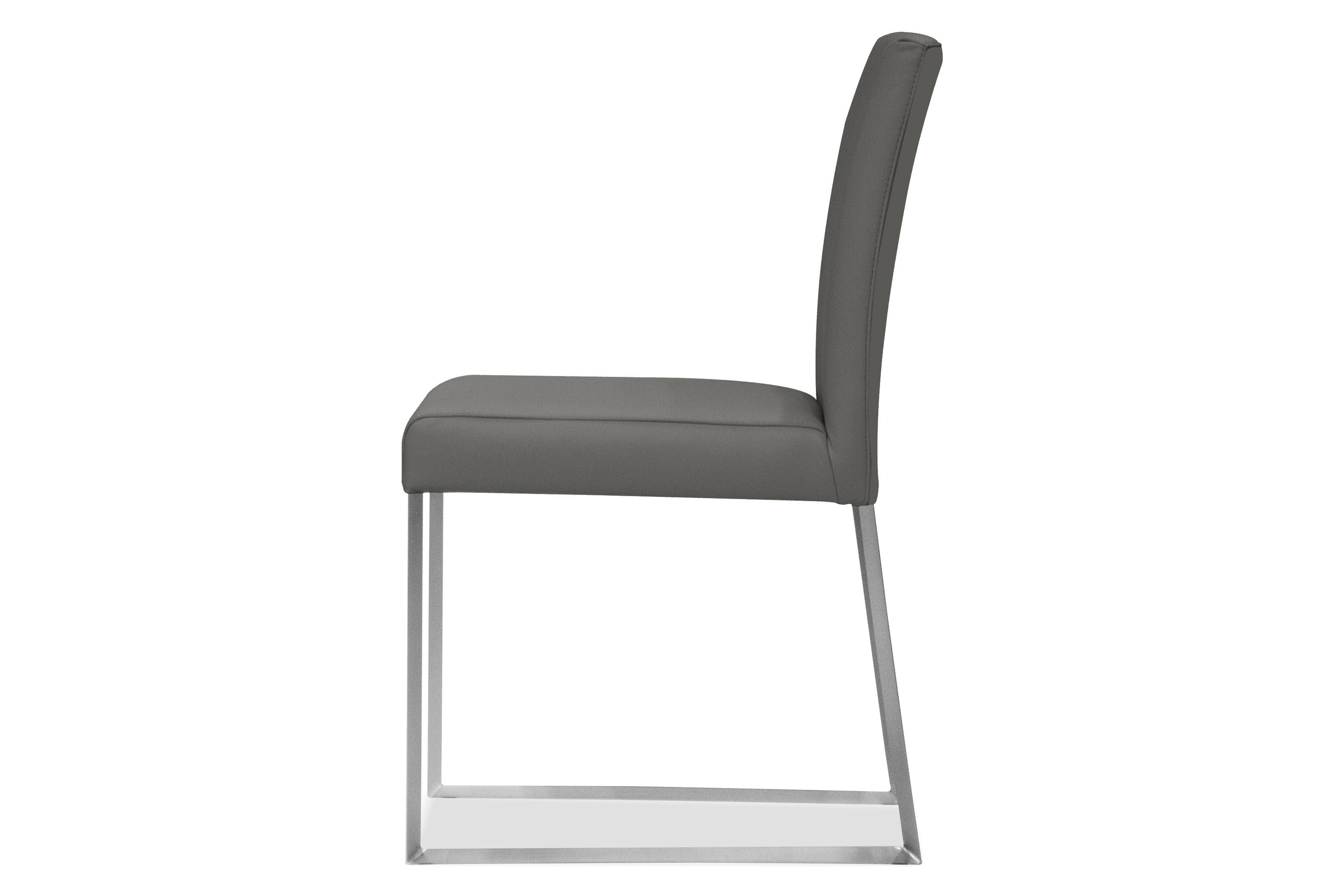 Mobital Tate  Dining Chair - Smoke, Leather