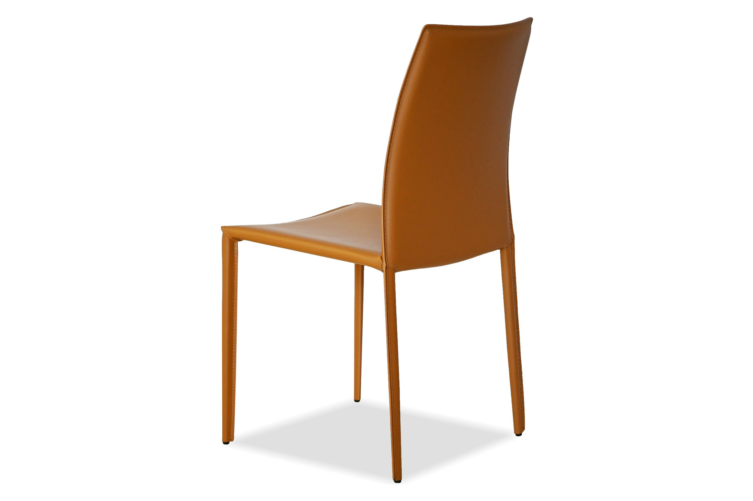 Mobital Zak  Dining Chair - Caramel, Leather