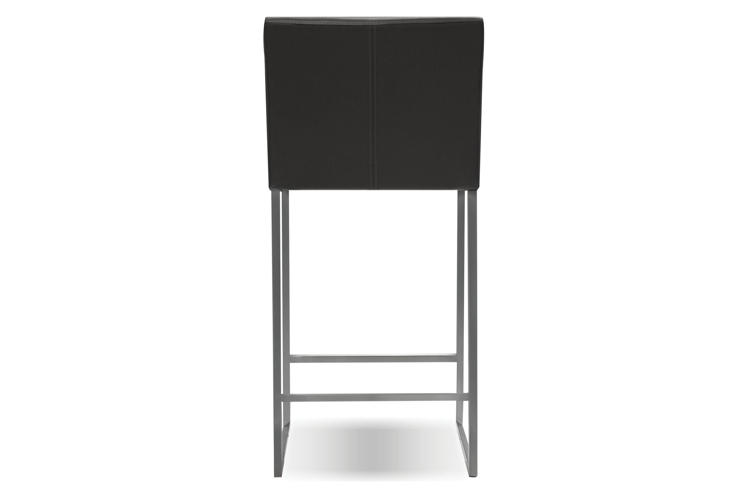 Mobital Tate Counter Stool - Gray, Leather