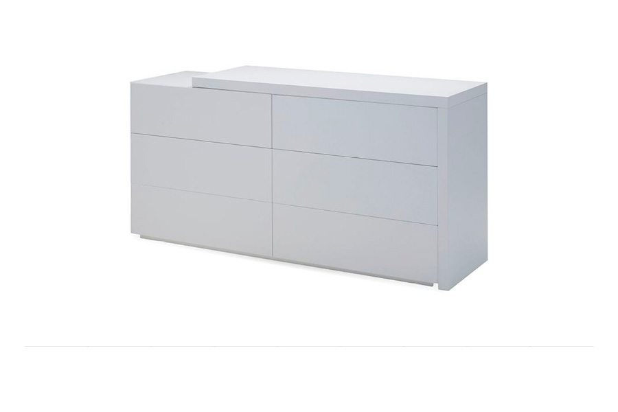 Mobital Vex Dresser Extension - White, Matte Finish