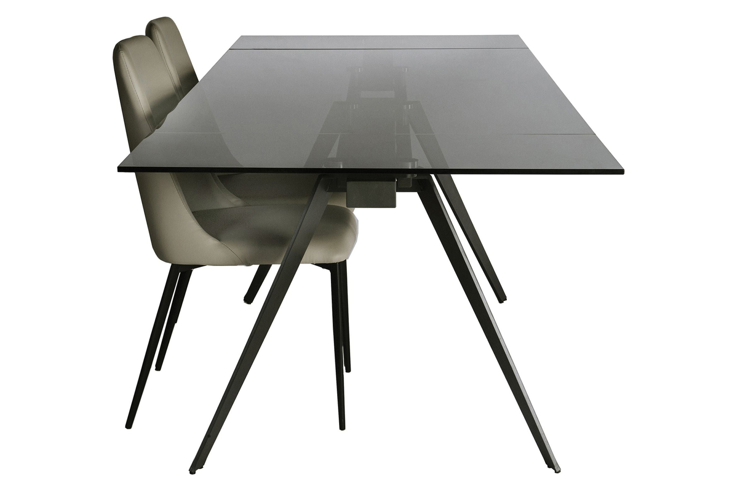 Mobital - Noire Dining Table in Smoke Gray