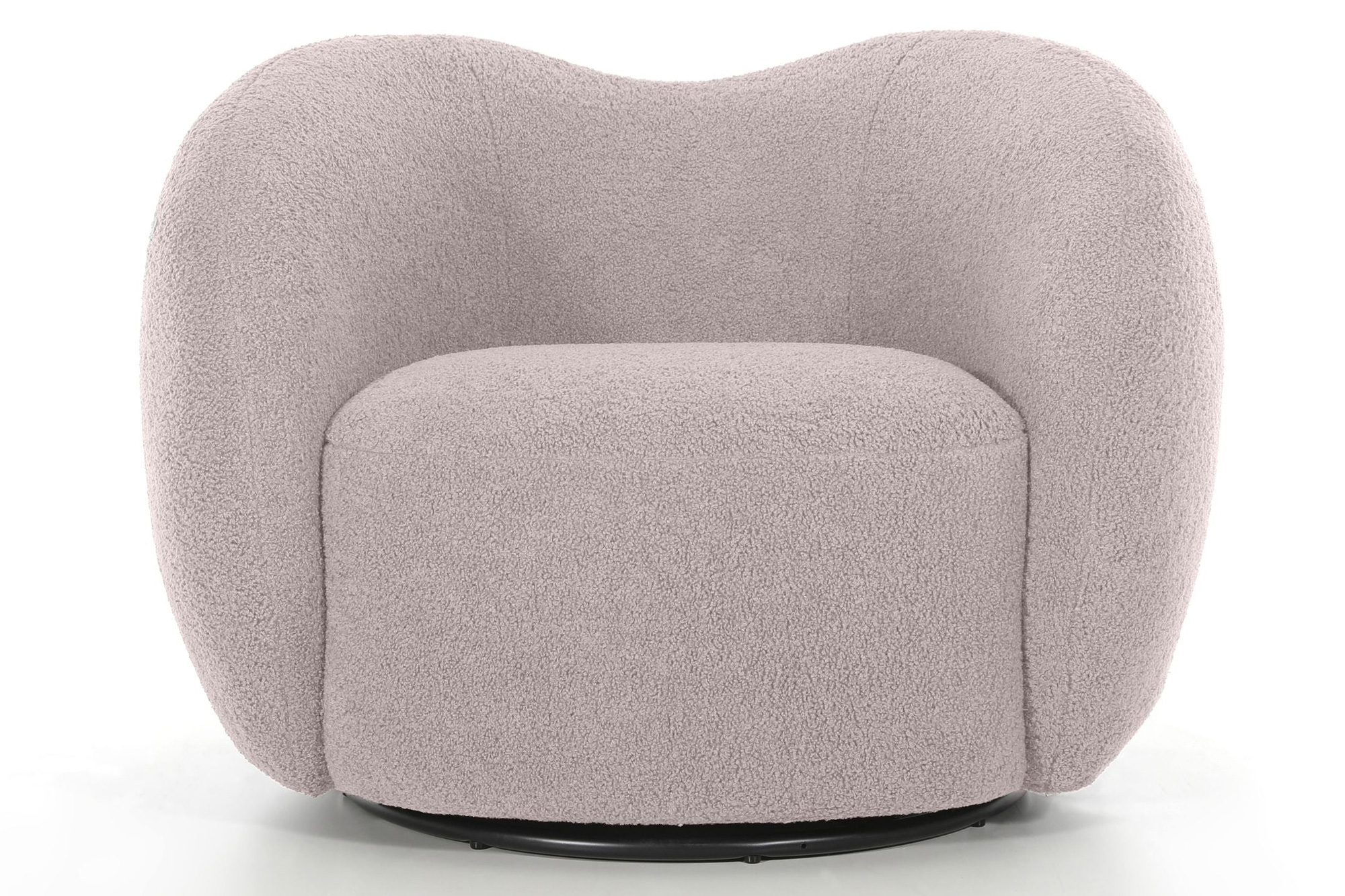 Mobital Dune Swivel Lounge Chair - Dusty Rose, Fabric