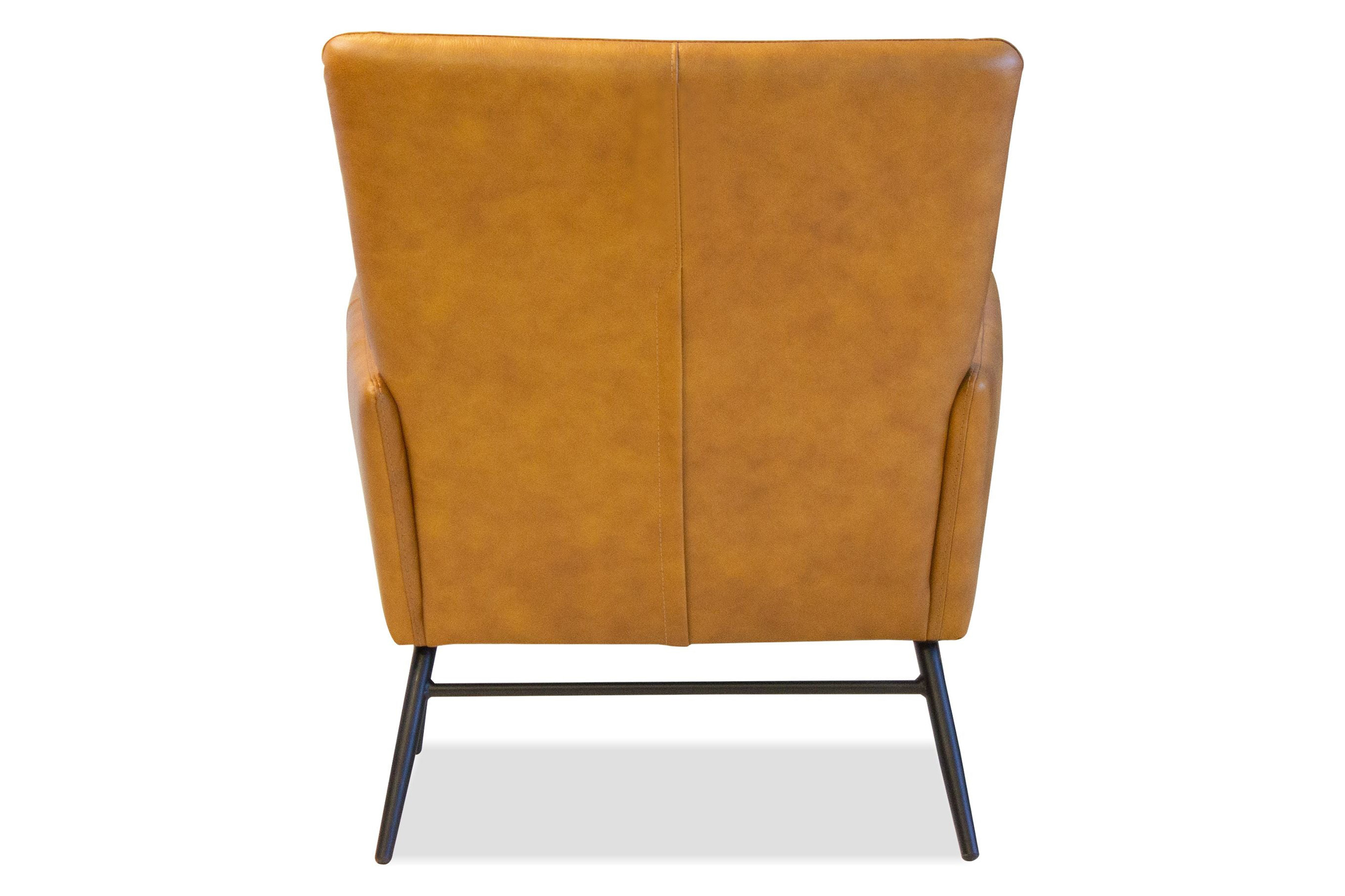 Mobital™ Morisson Square Arms Lounge Chair - Whiskey, Leather