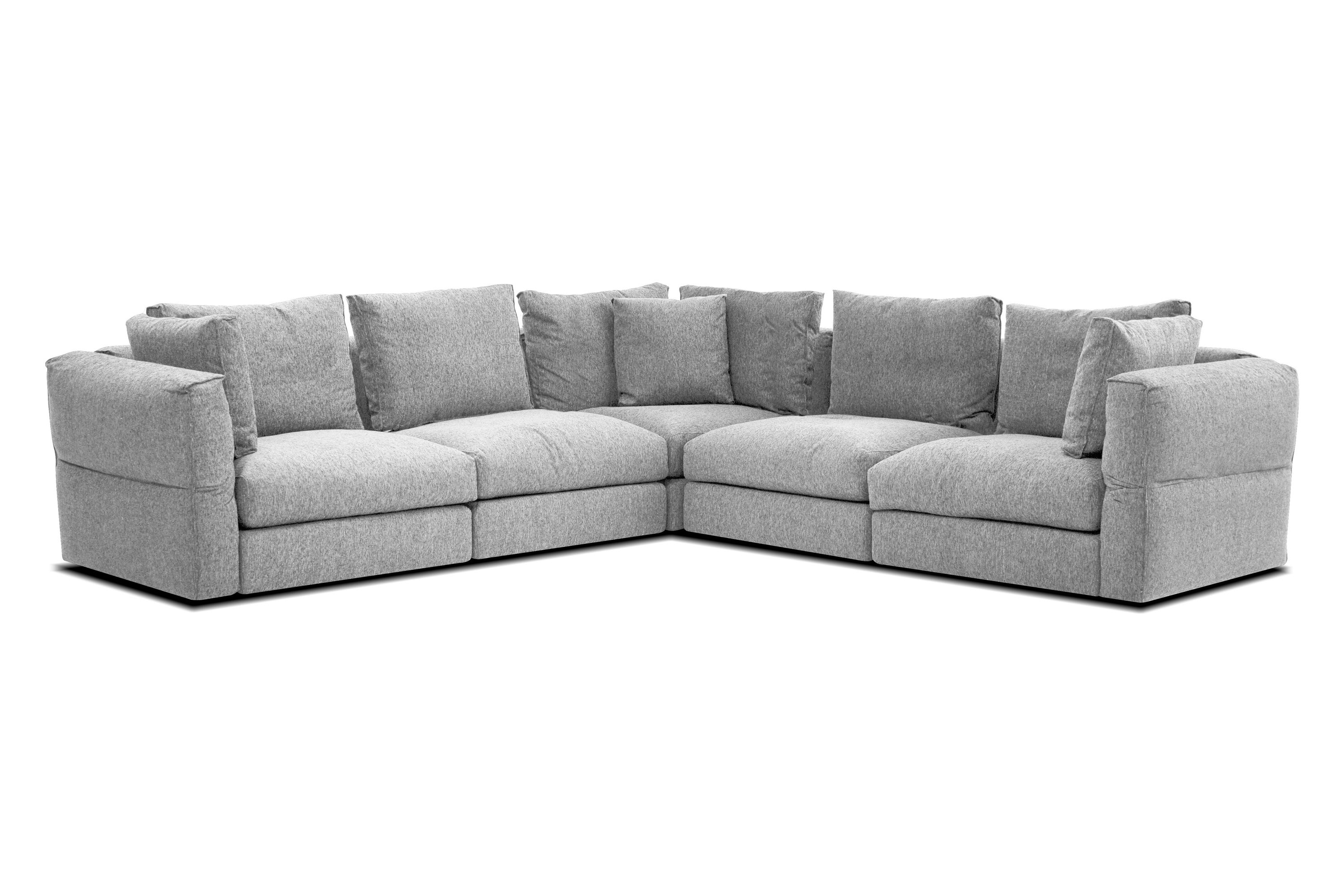 Mobital - Armstrong Corner of Sectional in Clamshell Herring, Fabric