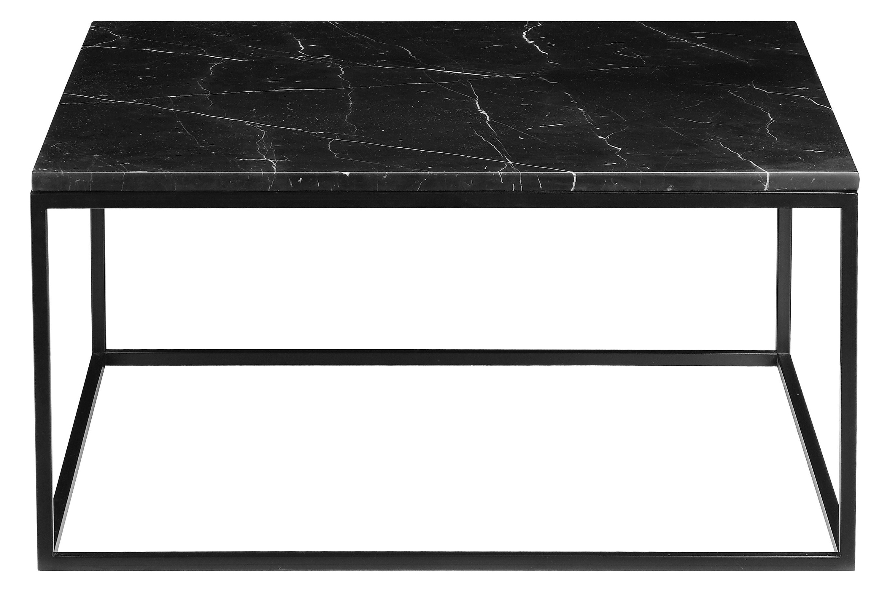 Mobital - Onix Square Coffee Table in Black Marquina Marble