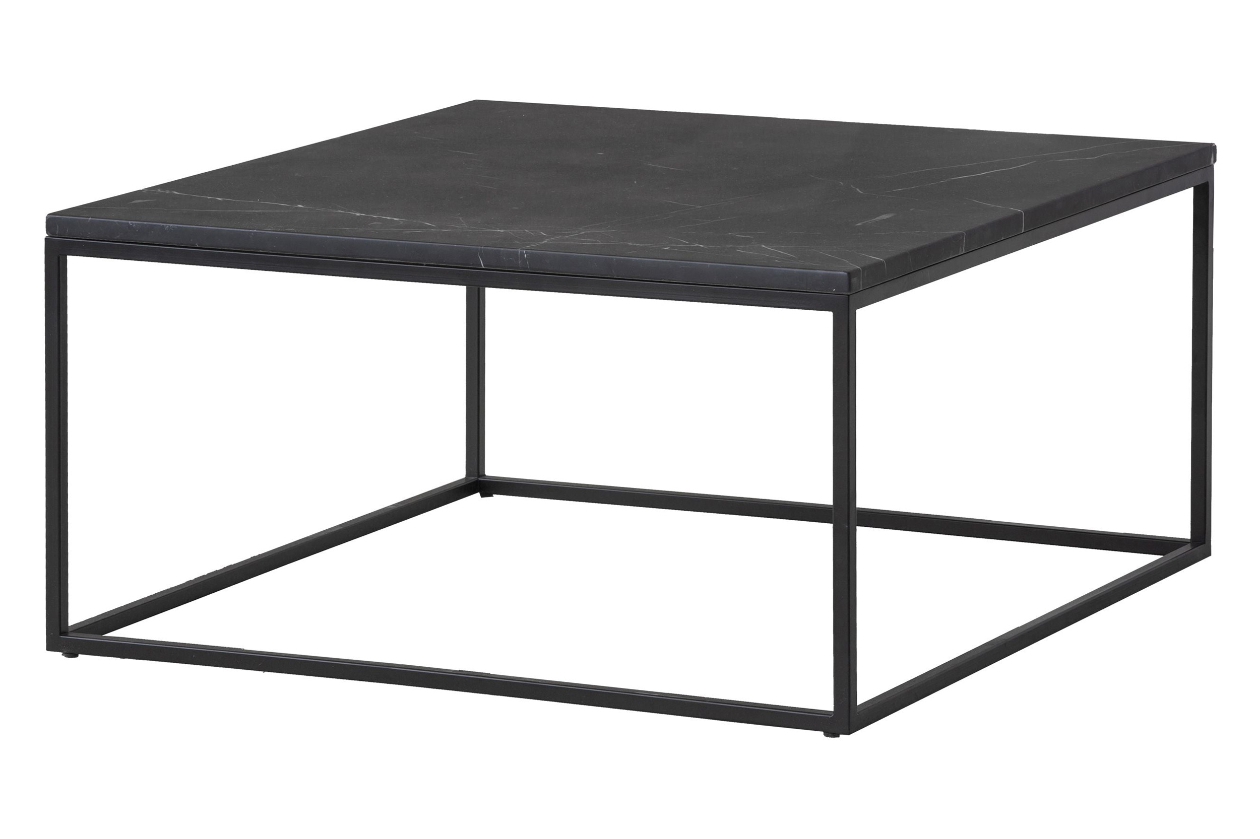 Mobital - Onix Square Coffee Table in Black Marquina Marble