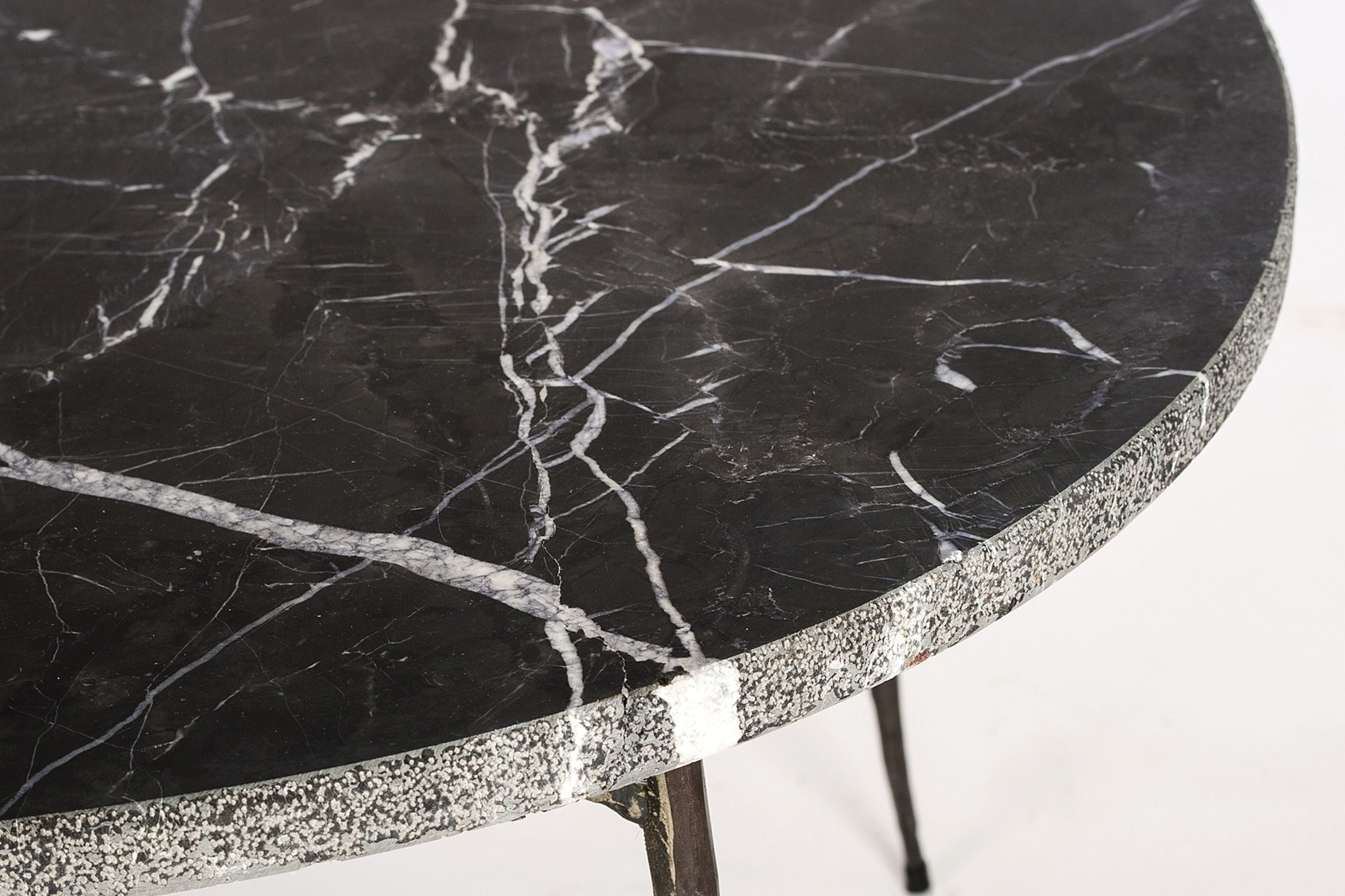 Mobital Tuk Tuk Oval Large Coffee Table - Black Marquina Marble