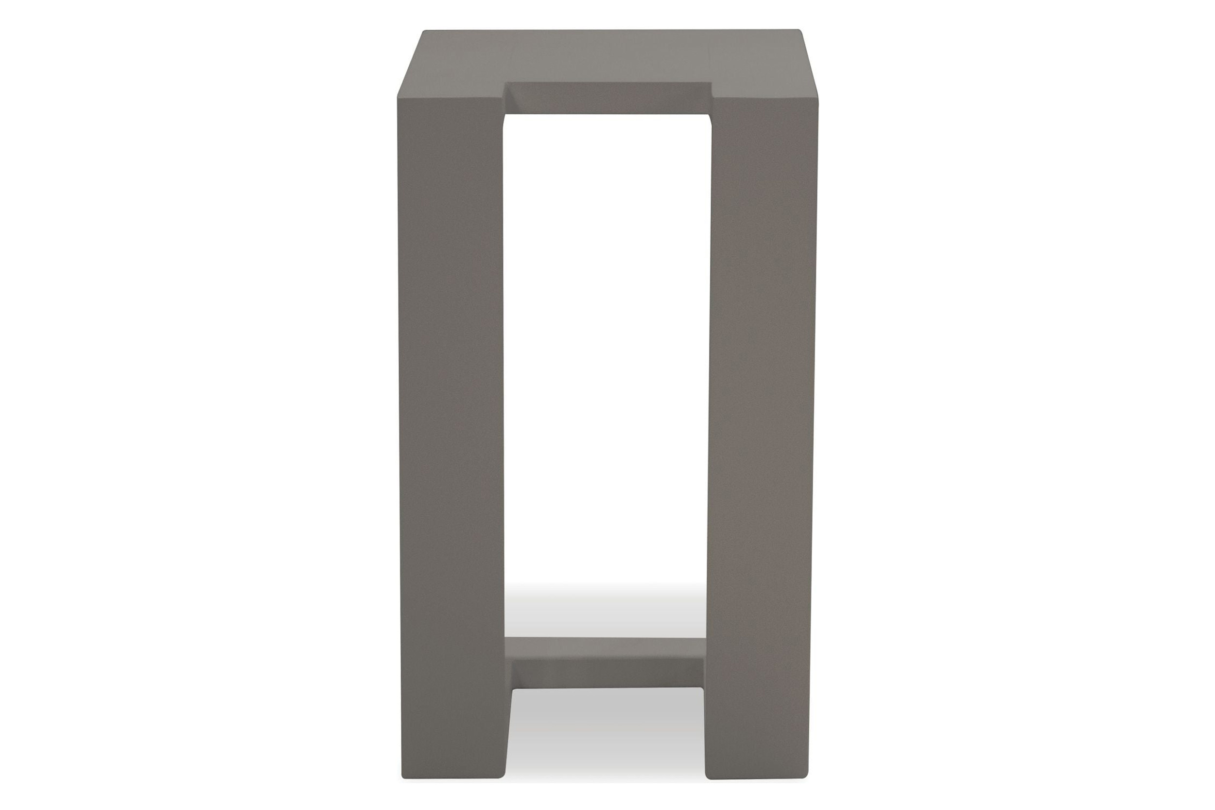 Mobital Ambleside End Table - Gray, Aluminum