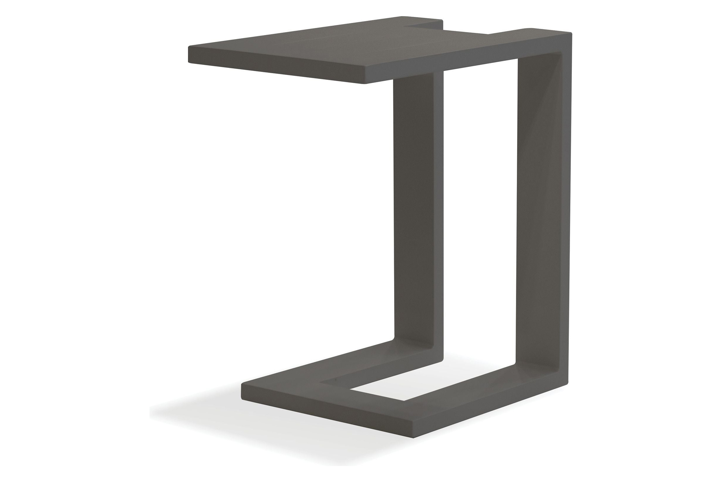 Mobital Ambleside End Table - Gray, Aluminum